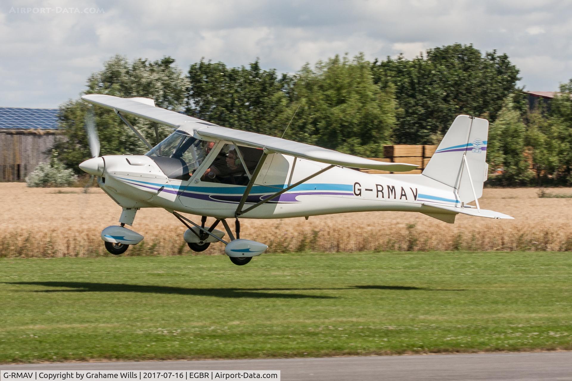 G-RMAV, 2015 Comco Ikarus C42 C/N 1502-7358, Ikarus C42 FB80 G-RMAV RM Aviation Breighton 16/7/17