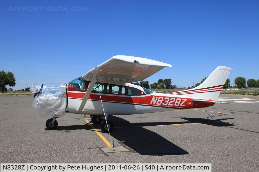 N8328Z, 1963 Cessna 210-5 C/N 205-0328, N8328Z Cessna 205 at Prosser, WA