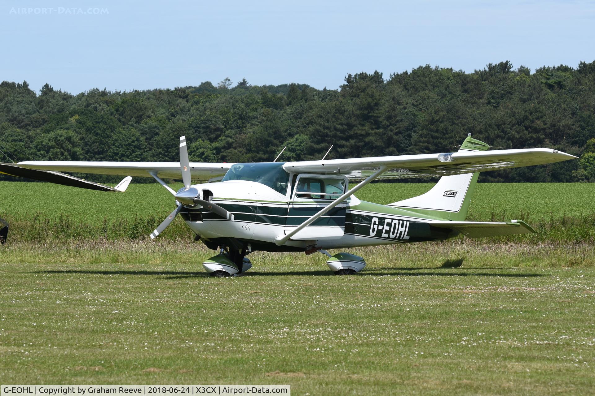 G-EOHL, 1968 Cessna 182L Skylane C/N 182-59279, Parked at Northrepps.