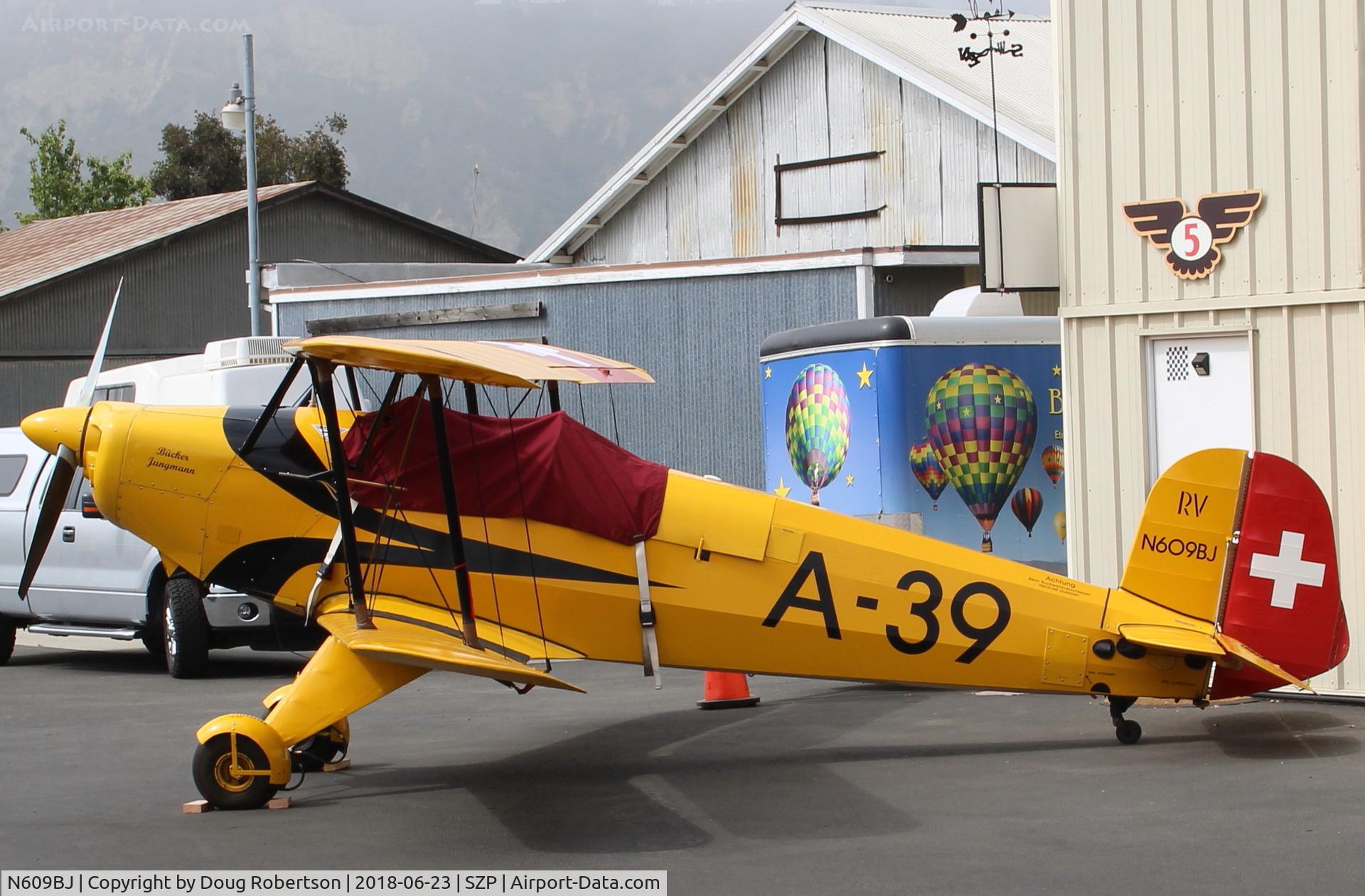 N609BJ, 1963 CASA 1-131 Jungmann C/N E3B-609, 1963 C.A.S.A. 1.131 Bucker JUNGMANN, Lycoming 10-360 180 Hp upgrade conversion