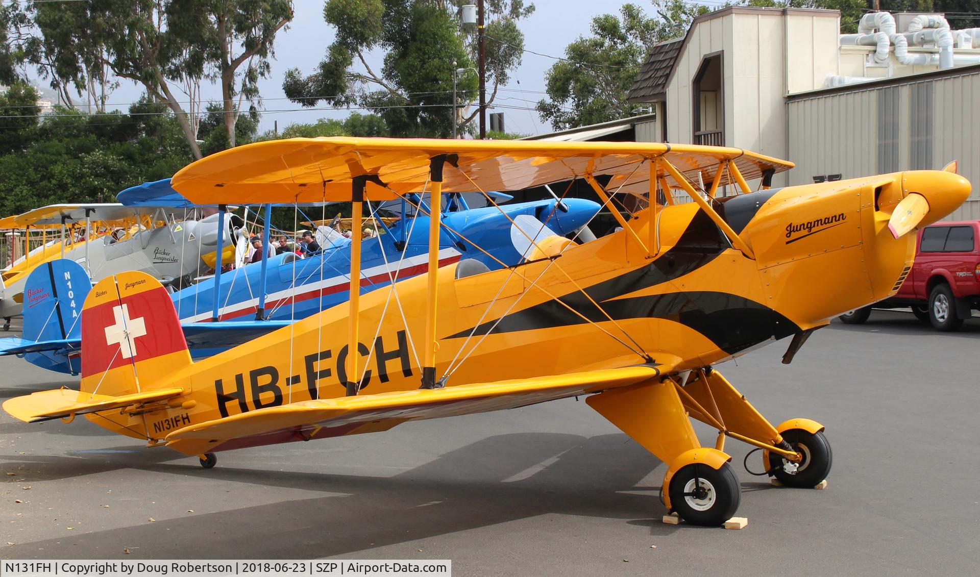N131FH, Bucker Bu-131 Jungmann C/N 1011, Bucker JUNGMANN C-131.1 Lycoming AEIO-320 conversion