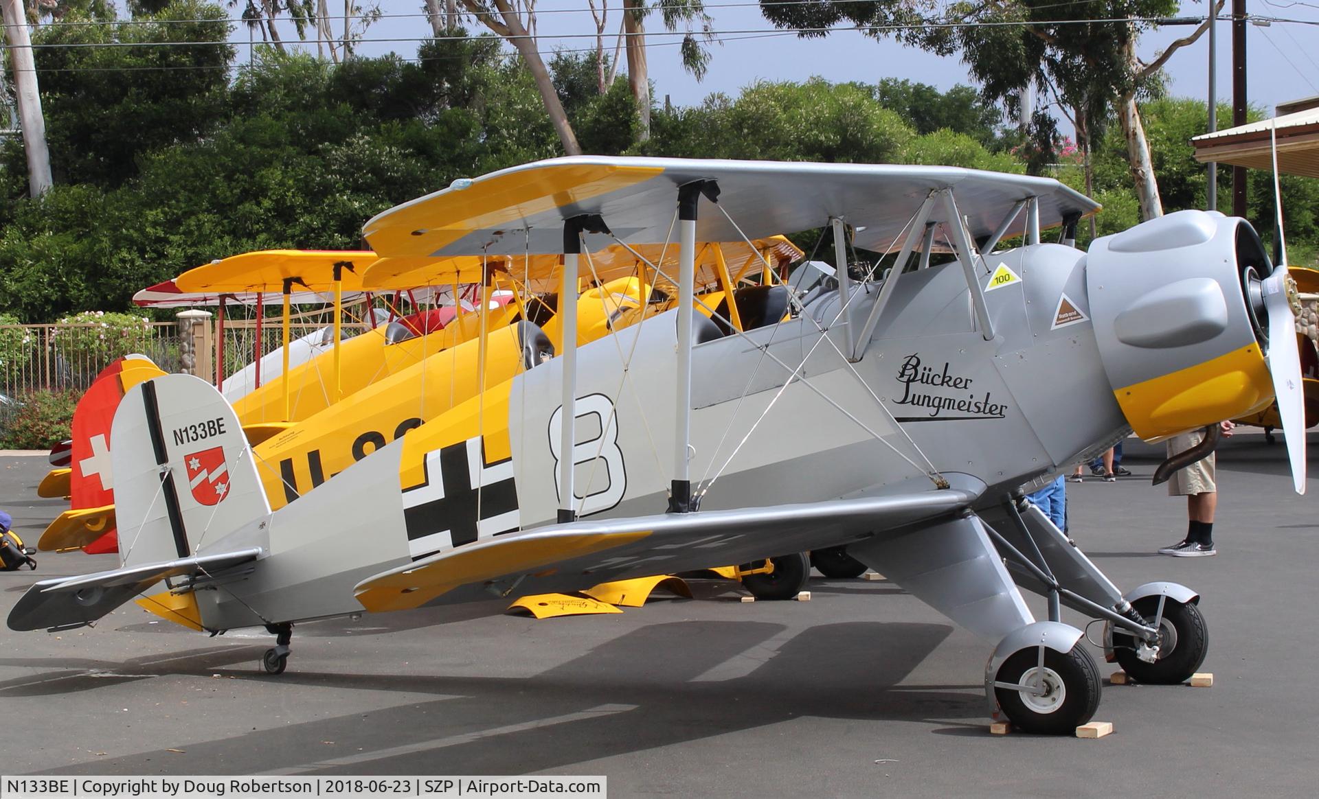 N133BE, 2017 Bucker Bu-133 Jungmeister Replica C/N 008, 2017 BILLMAYER JUNGMEISTER, Aerosport IO-375M1S, Experimental class