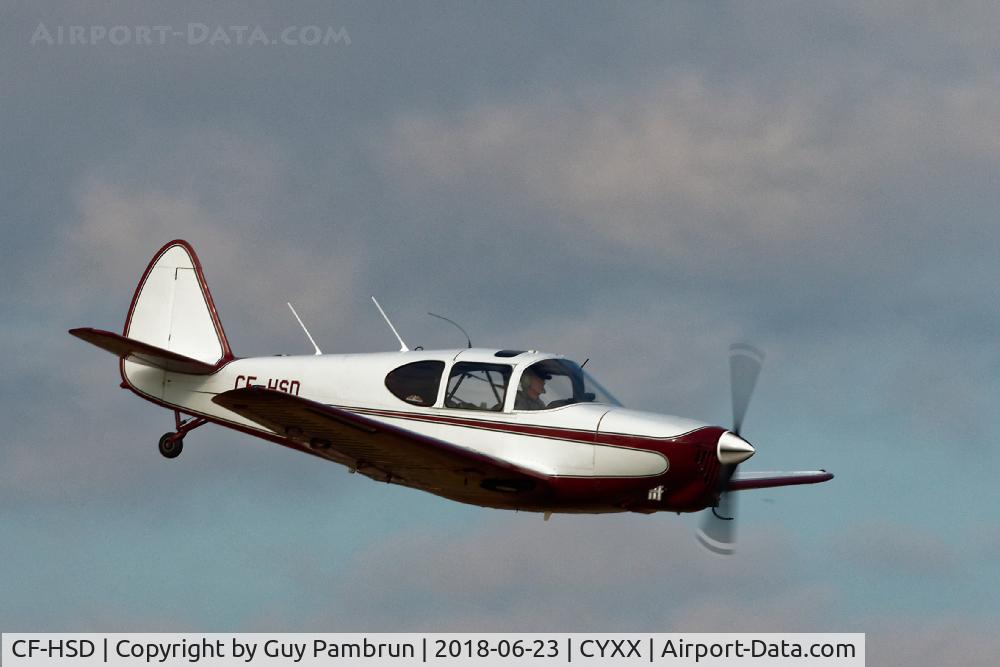 CF-HSD, 1946 Globe GC-1B Swift C/N 2036, Landing