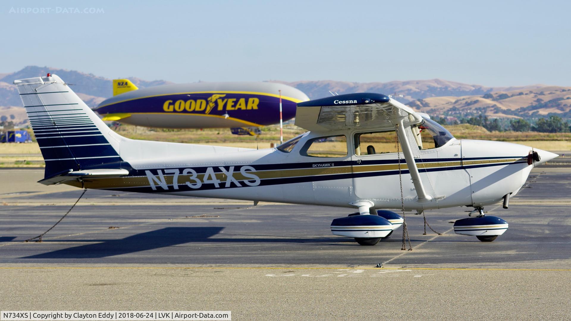 N734XS, 1977 Cessna 172N C/N 17269202, Livermore Airport California 2018.