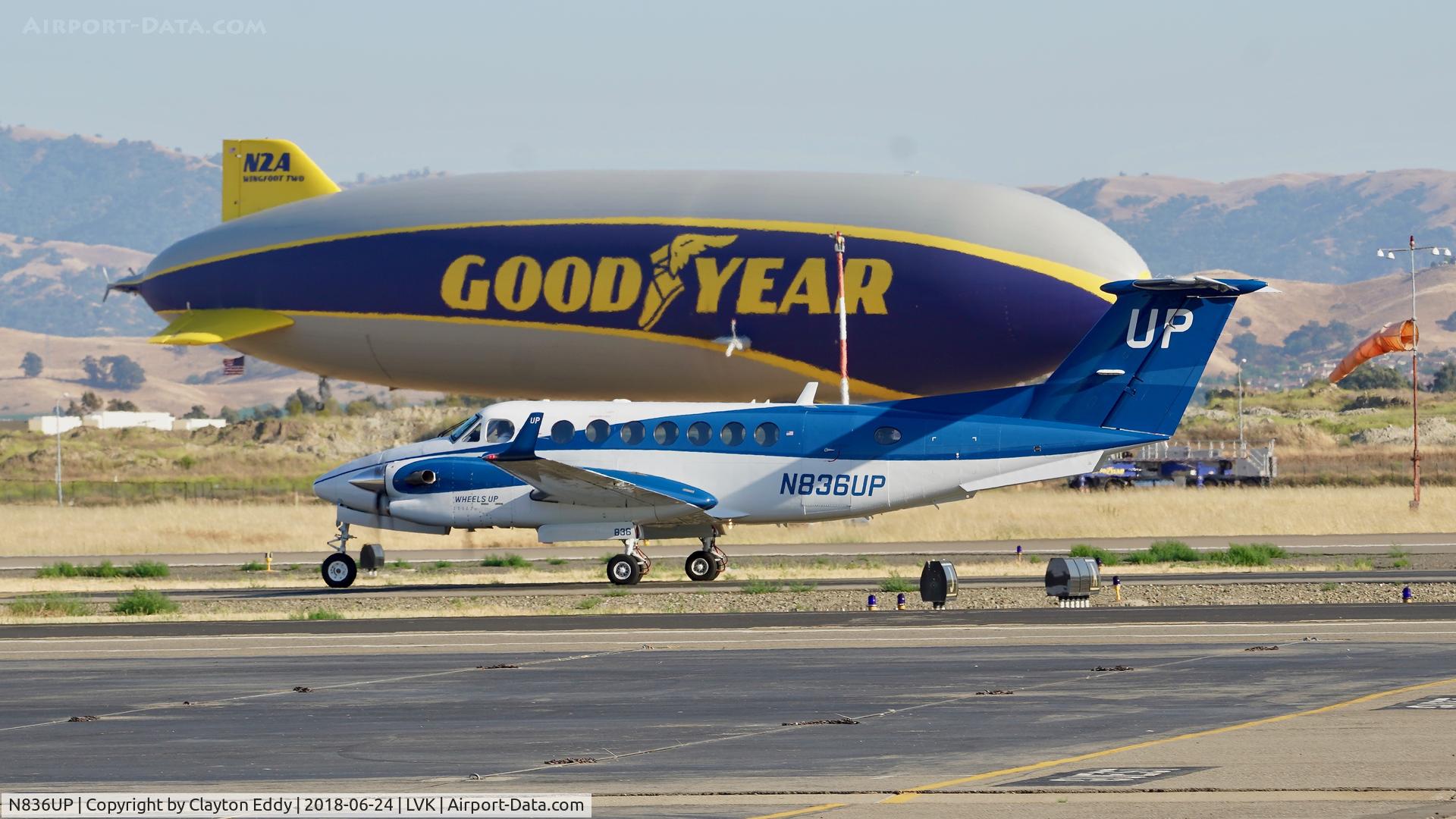N836UP, 2014 Beech B350i Super King Air C/N FL-966, Livermore Airport California 2018.