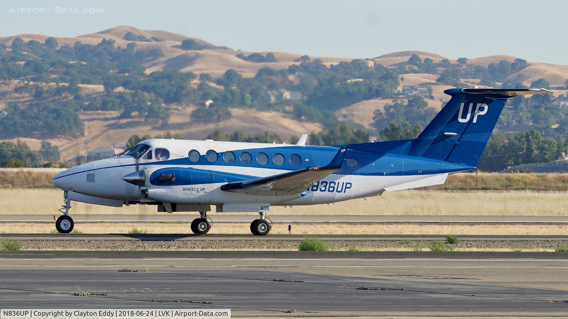 N836UP, 2014 Beech B350i Super King Air C/N FL-966, Livermore Airport California 2018.