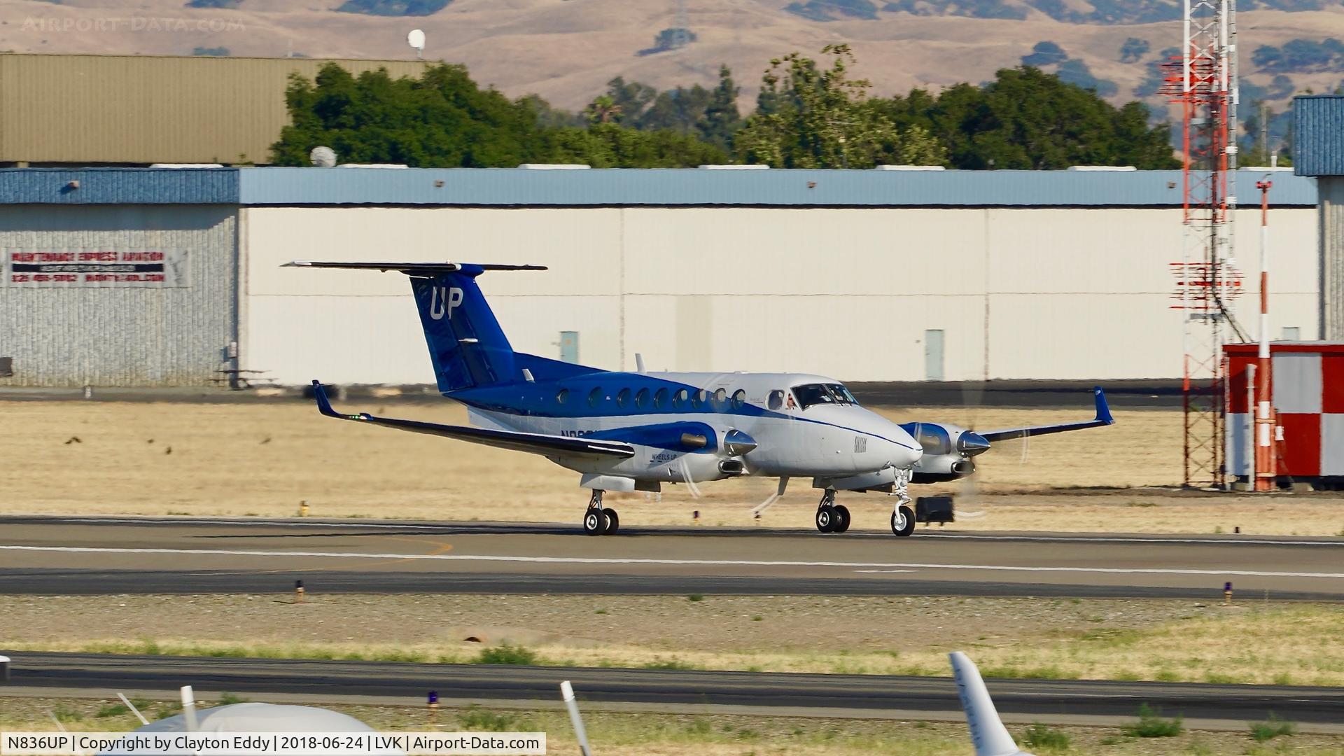 N836UP, 2014 Beech B350i Super King Air C/N FL-966, Livermore Airport California 2018.