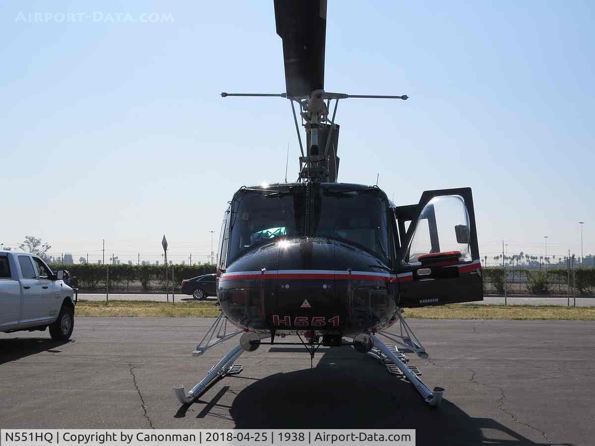 N551HQ, 1970 Bell 205A-1 C/N 30088, Parked