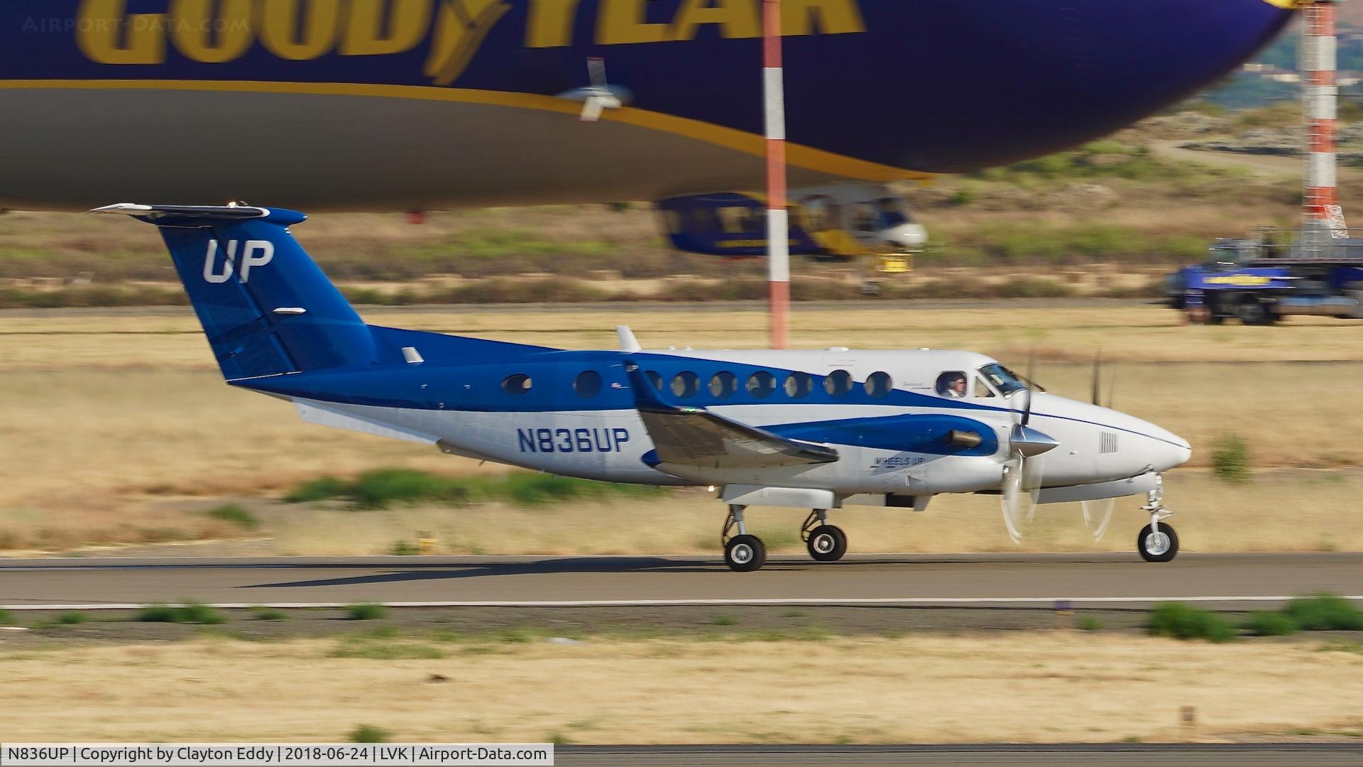 N836UP, 2014 Beech B350i Super King Air C/N FL-966, Livermore Airport California 2018.