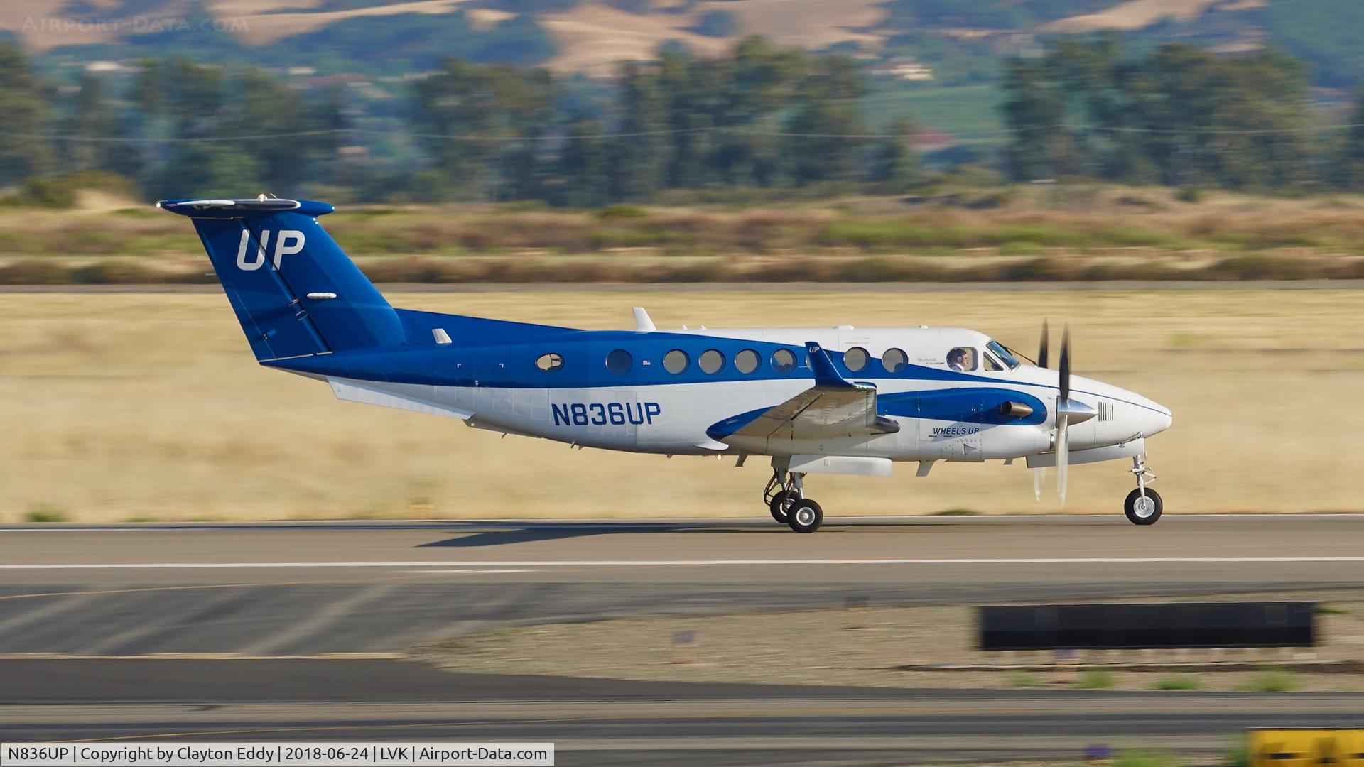 N836UP, 2014 Beech B350i Super King Air C/N FL-966, Livermore Airport California 2018.