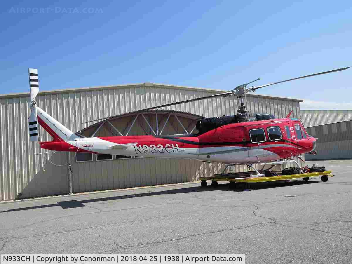 N933CH, 1969 Bell 205A-1 C/N 30062, Parked