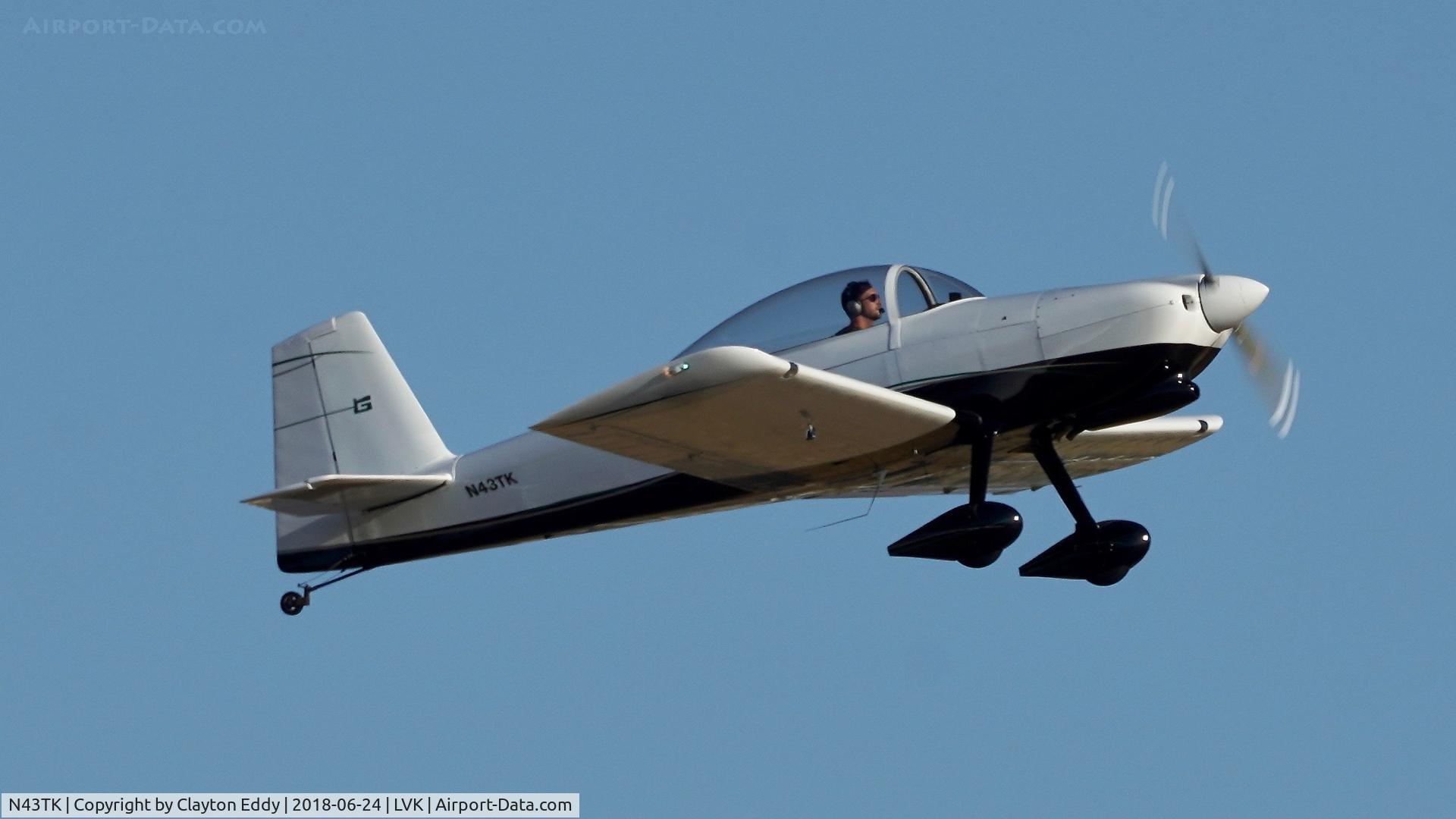N43TK, 2003 Vans RV-8 C/N 81665, Livermore Airport California 2018.