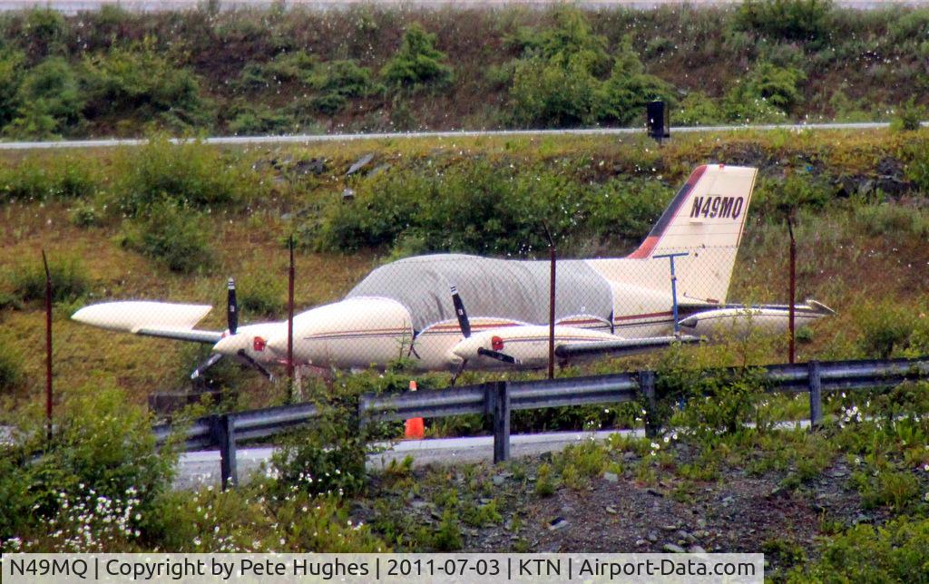 N49MQ, 1973 Cessna 414 Chancellor C/N 414-0395, N49MJ Cessna 414 at Ketchican, AK, seen from the Alaskan State Ferry