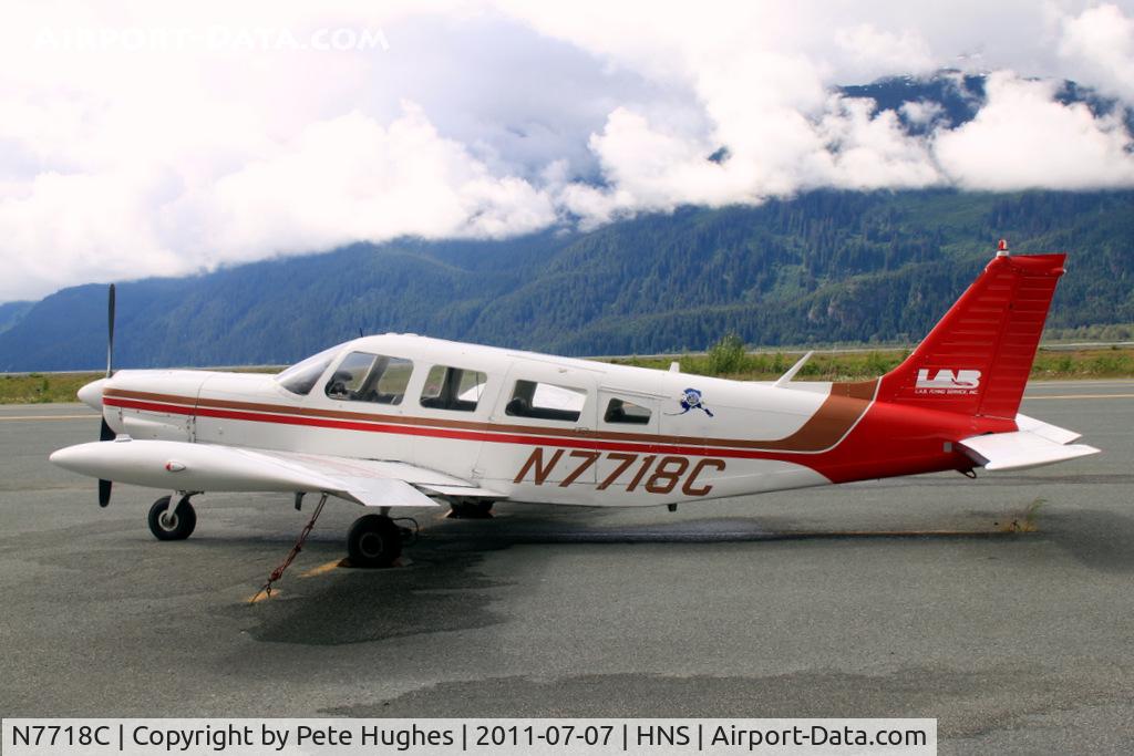 N7718C, 1975 Piper PA-32-300 Cherokee Six C/N 32-7640049, N7718C Pa32 at Haines, AK