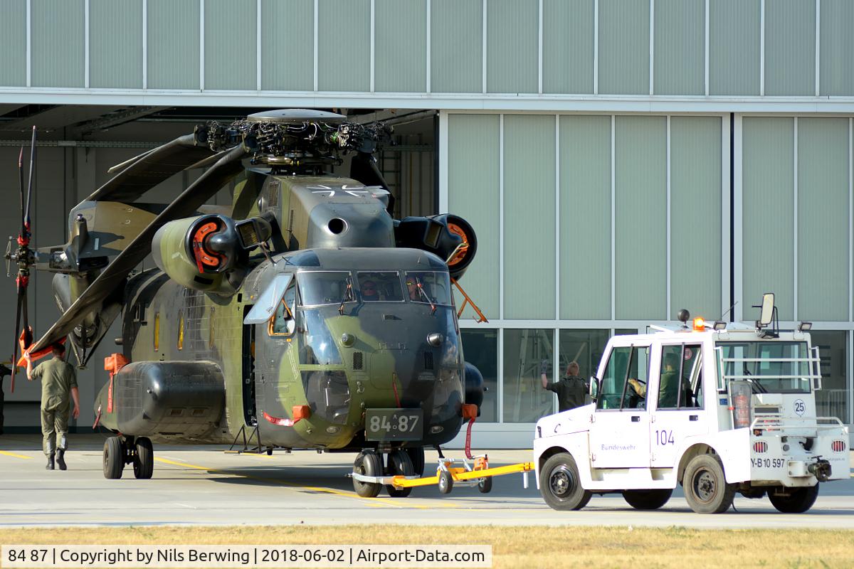 84 87, Sikorsky (VFW-Fokker) CH-53GA C/N V65-085, 84+87 at ETSH