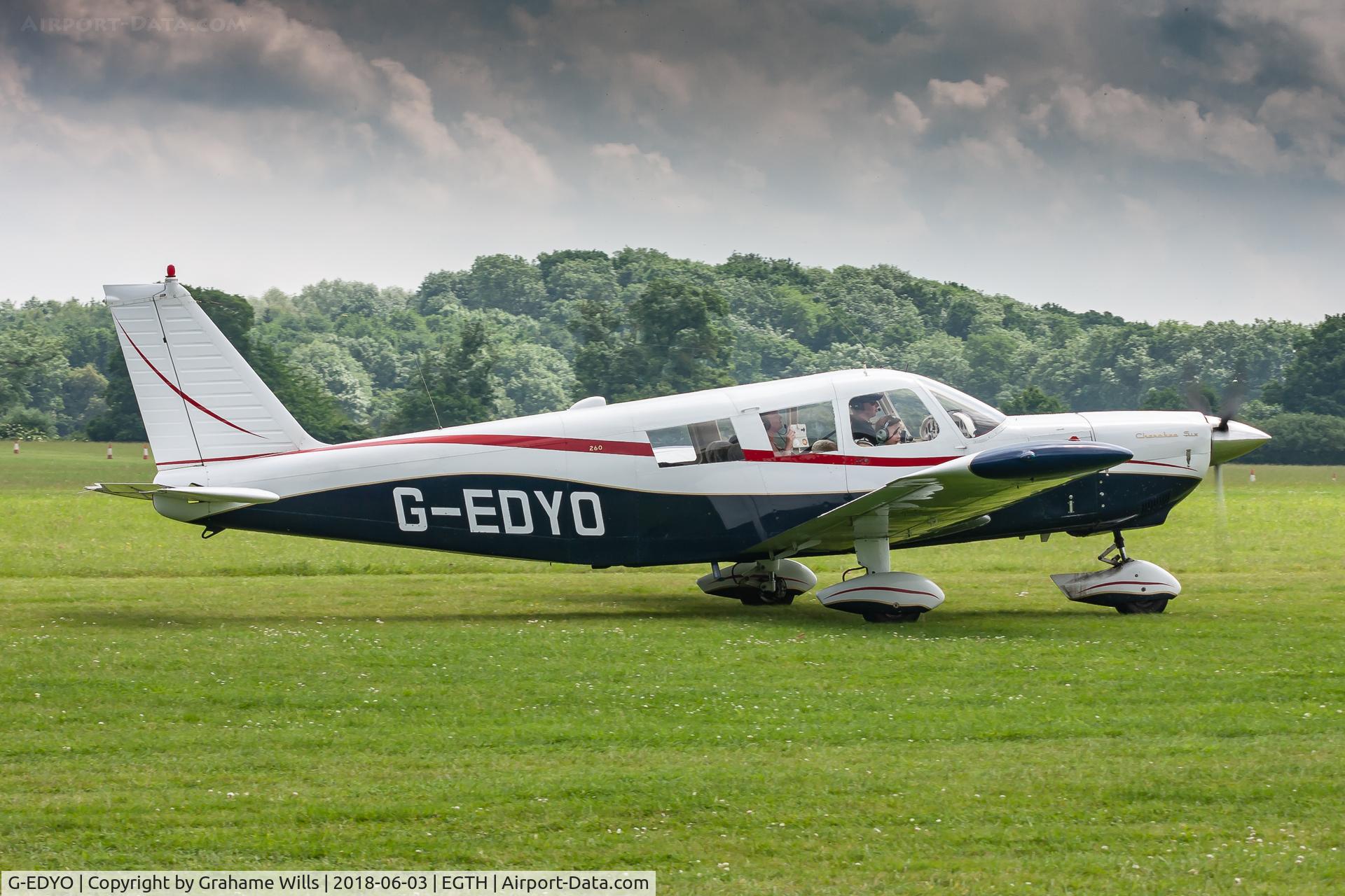G-EDYO, 1966 Piper PA-32-260 Cherokee Six Cherokee Six C/N 32-415, Piper PA-32-260 Cherokee Six G-EDYO McCarthy Aviation Old Warden 3/6/18