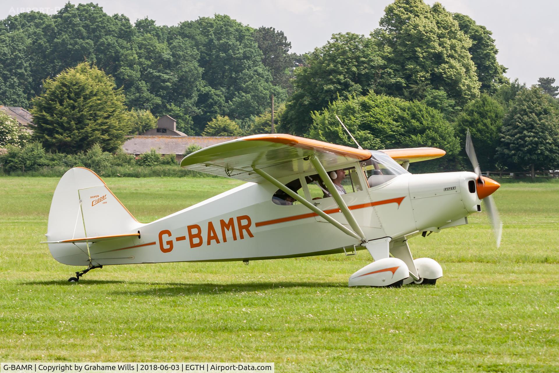 G-BAMR, 1949 Piper PA-16 Clipper C/N 16-392, Piper PA-16 Clipper G-BAMR Old Warden 3/6/18