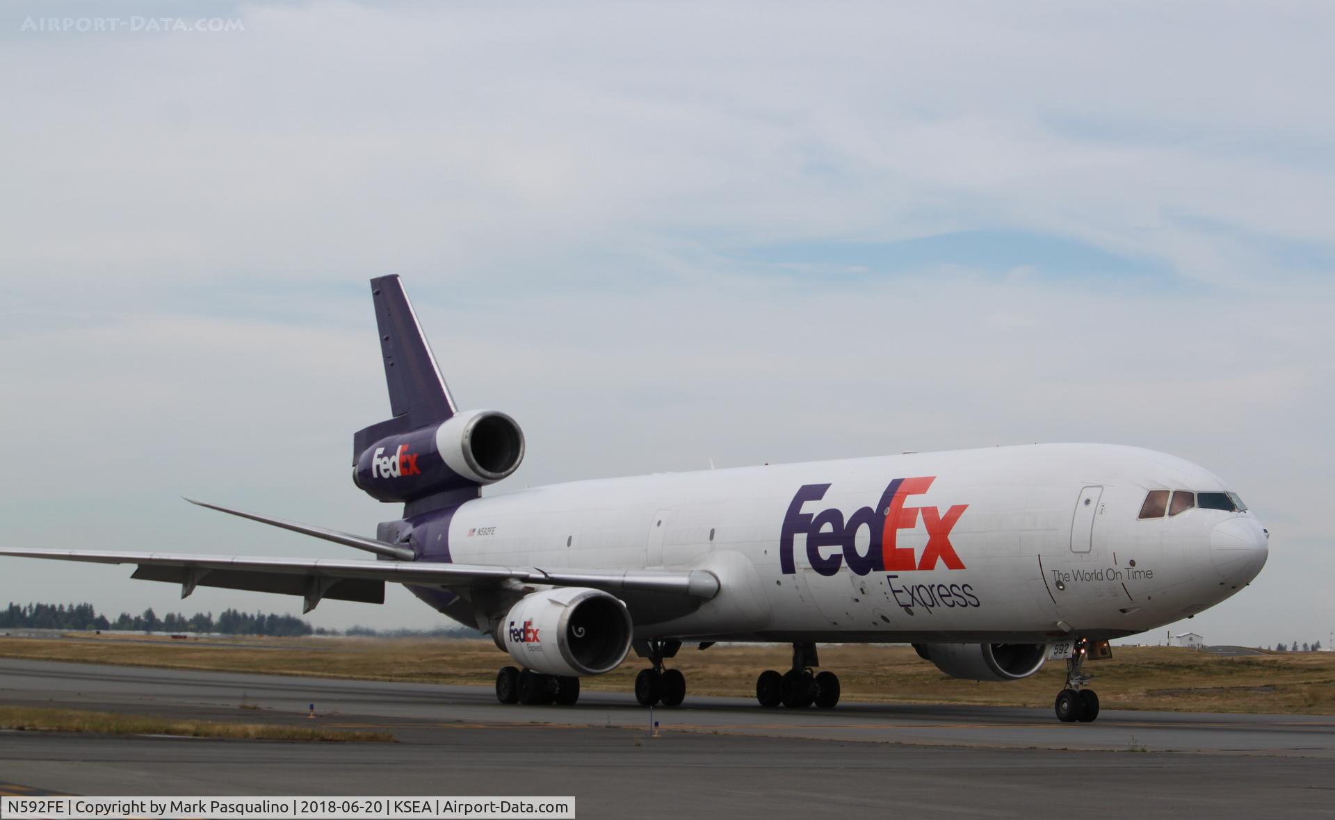 N592FE, 1992 McDonnell Douglas MD-11F C/N 48550, MD-11F