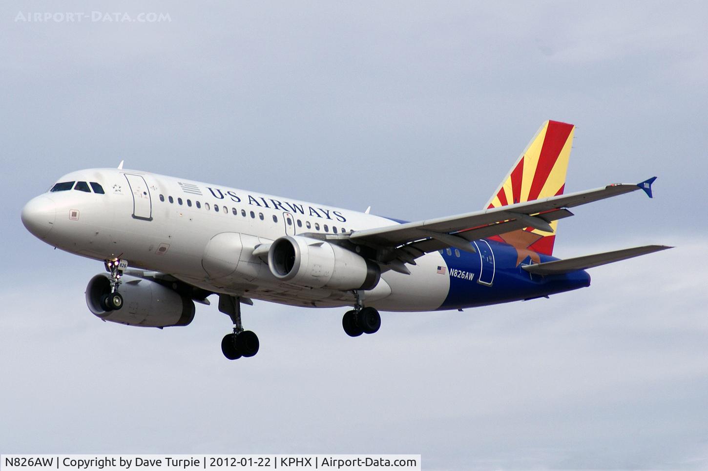 N826AW, 2001 Airbus A319-132 C/N 1534, No comment.
