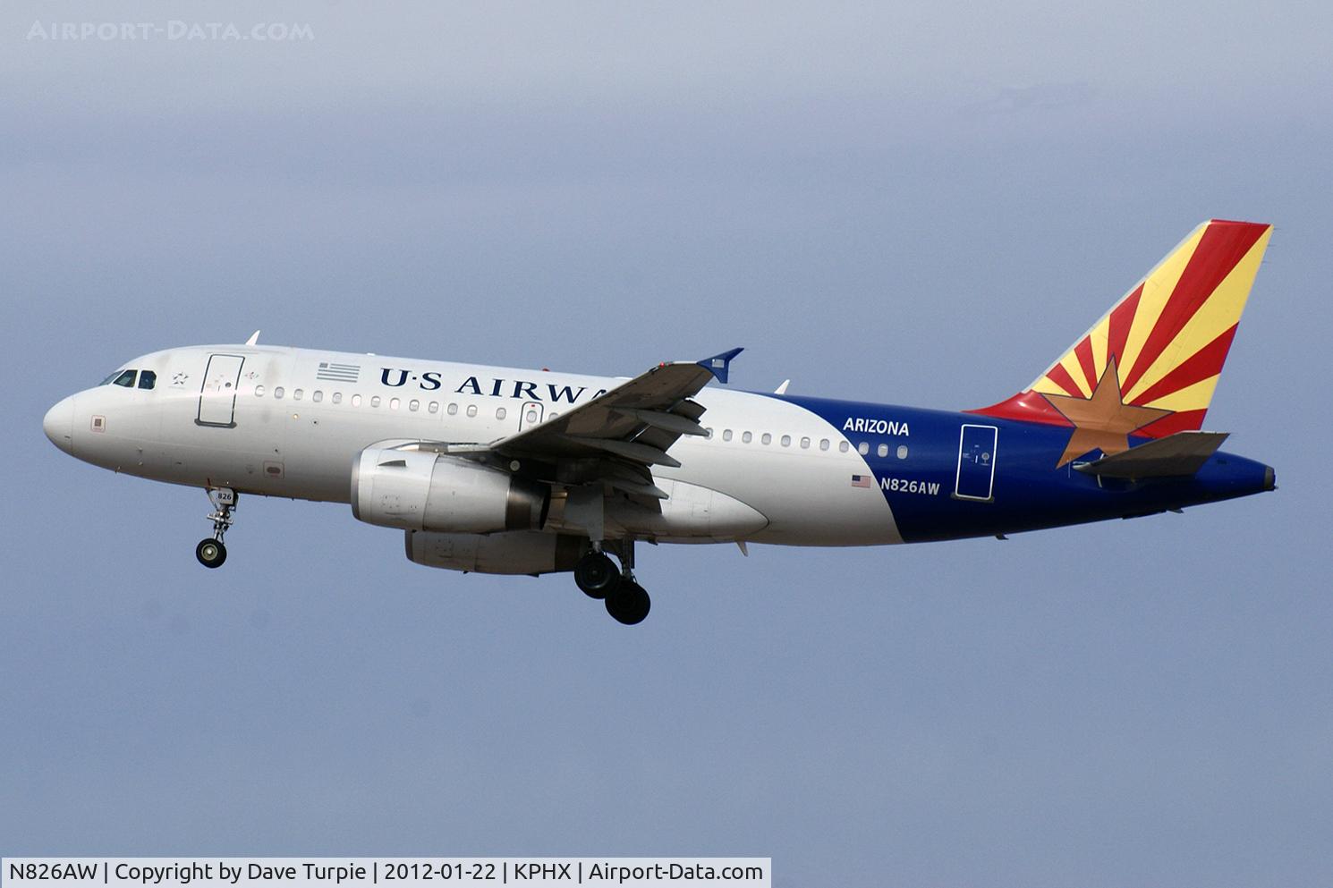 N826AW, 2001 Airbus A319-132 C/N 1534, No comment.