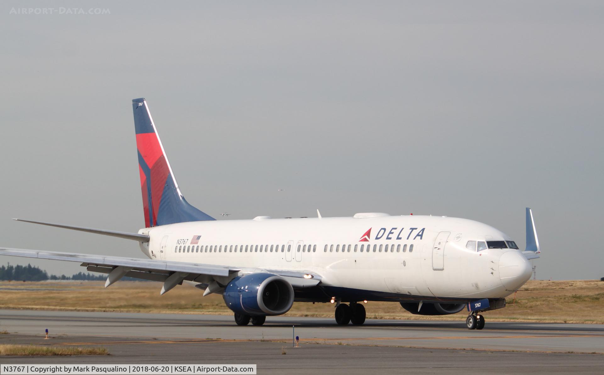 N3767, 2001 Boeing 737-832 C/N 30821, Boeing 737-800