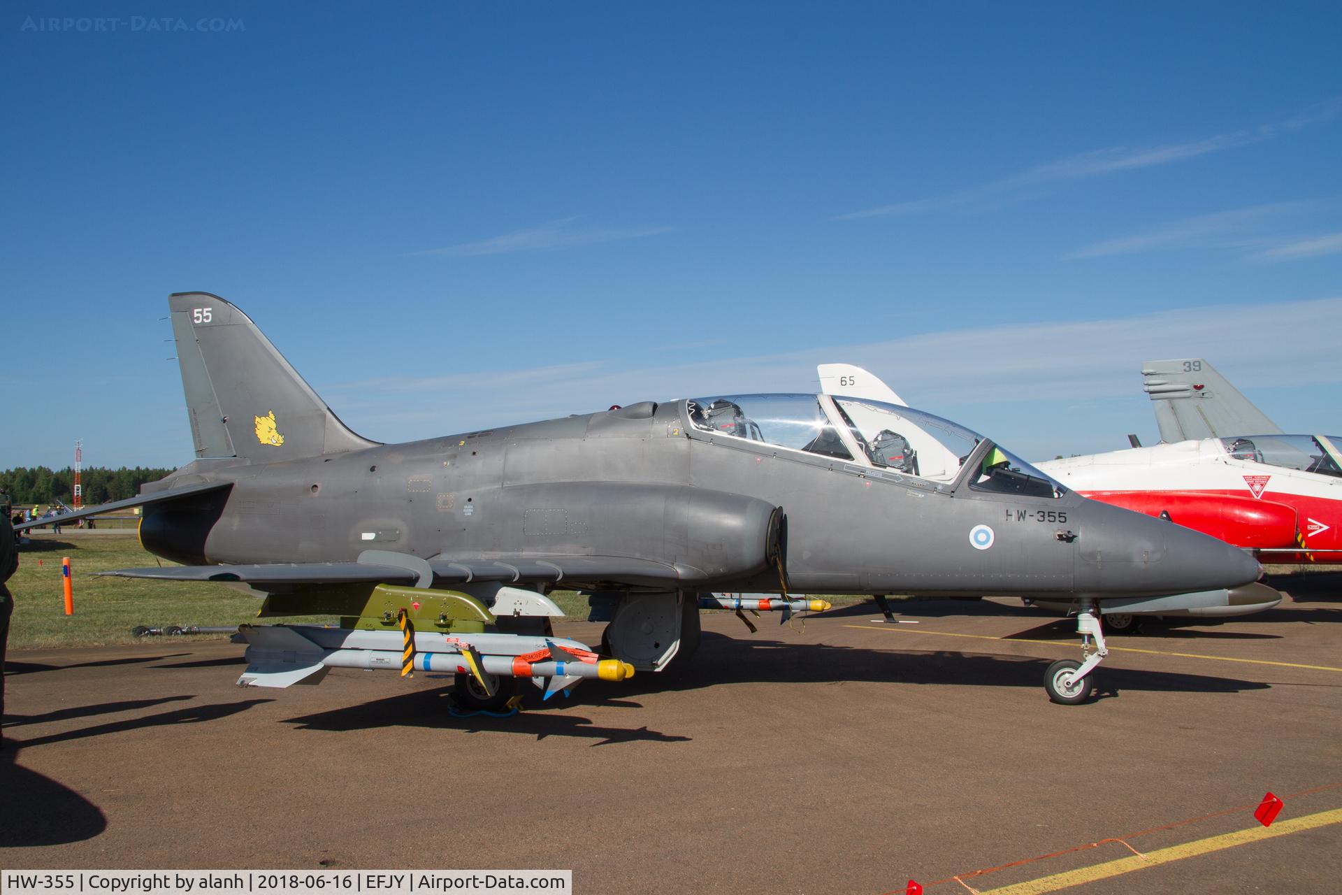 HW-355, 1994 British Aerospace Hawk Mk.51A C/N 312410, Static display at the 100th Anniversary of the Finnish Air Force airshow