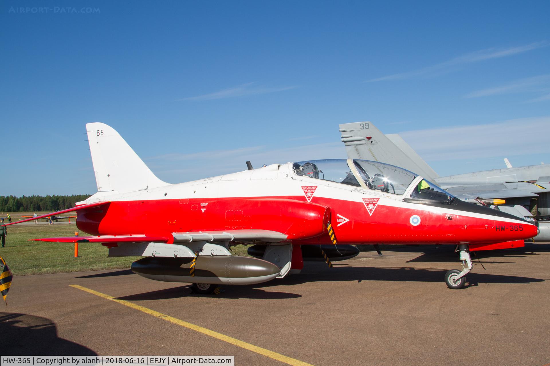 HW-365, British Aerospace Hawk T.66 C/N SW008/343, Static display at the 100th Anniversary of the Finnish Air Force airshow