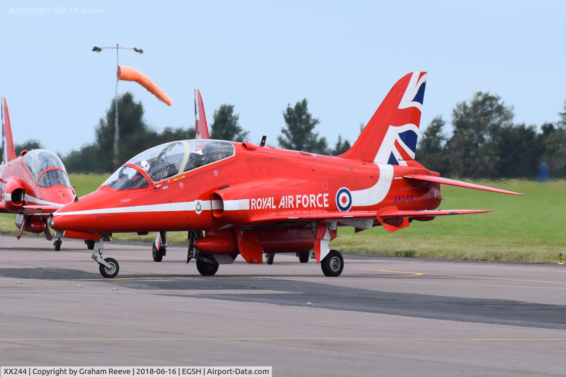 XX244, 1978 Hawker Siddeley Hawk T.1 C/N 080/312080, With 
