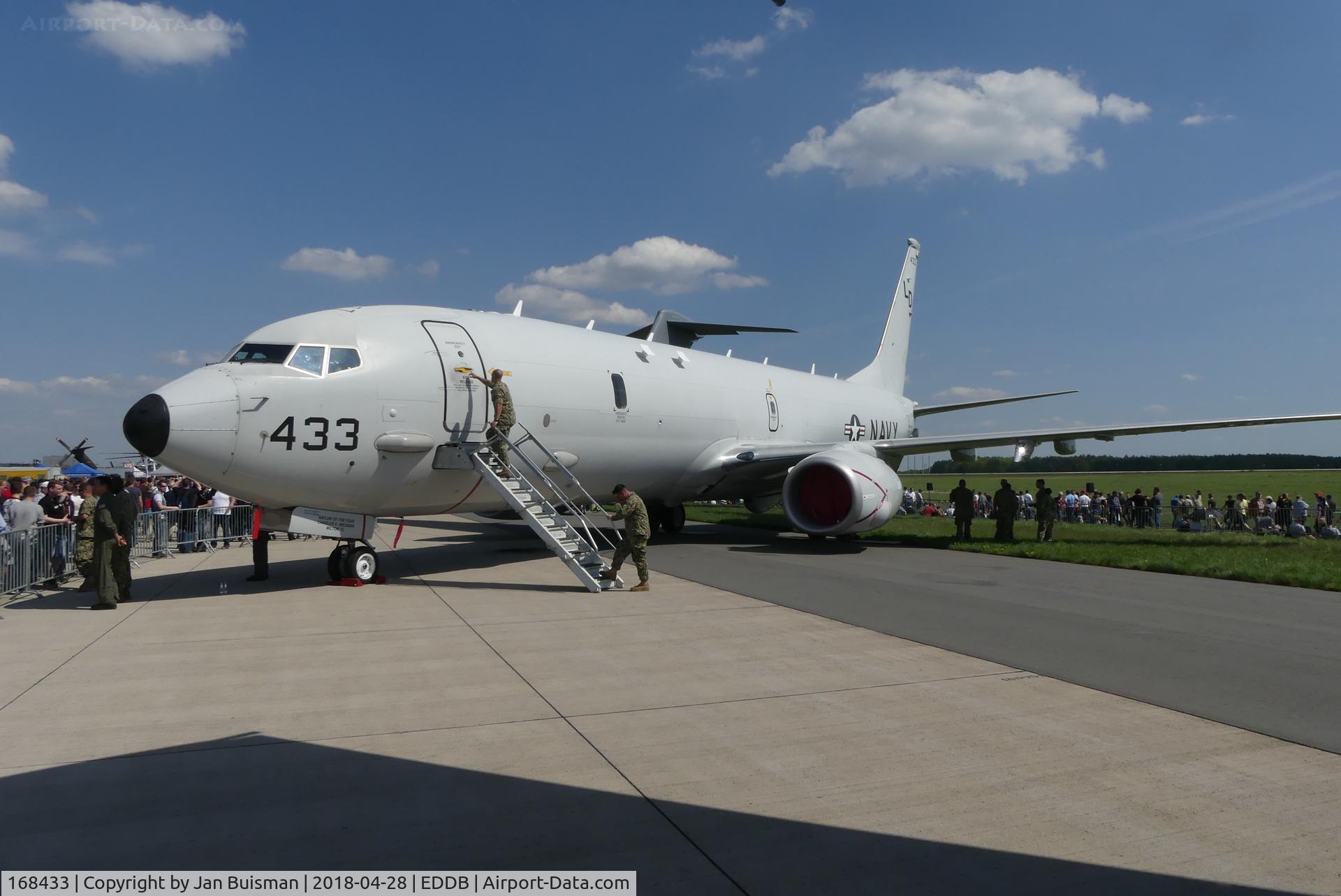 168433, 2012 Boeing P-8A Poseidon C/N 40813, US Navy, ILA 2018