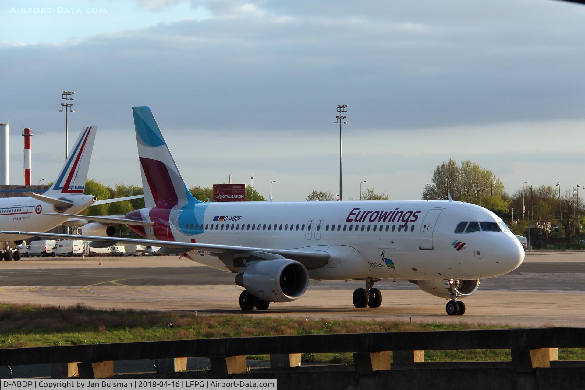 D-ABDP, 2007 Airbus A320-214 C/N 3093, Eurowings 