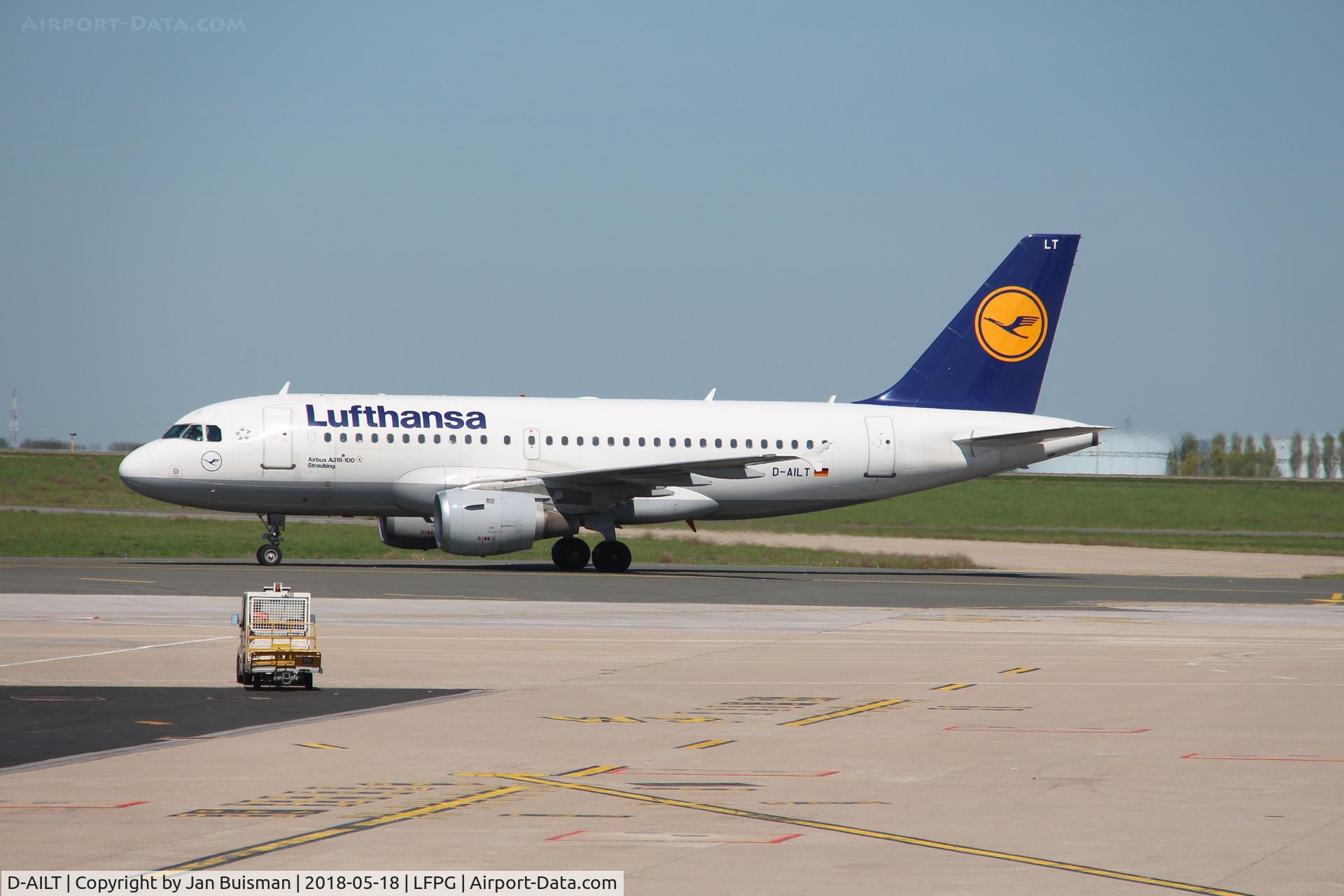 D-AILT, 1997 Airbus A319-114 C/N 738, Lufthansa