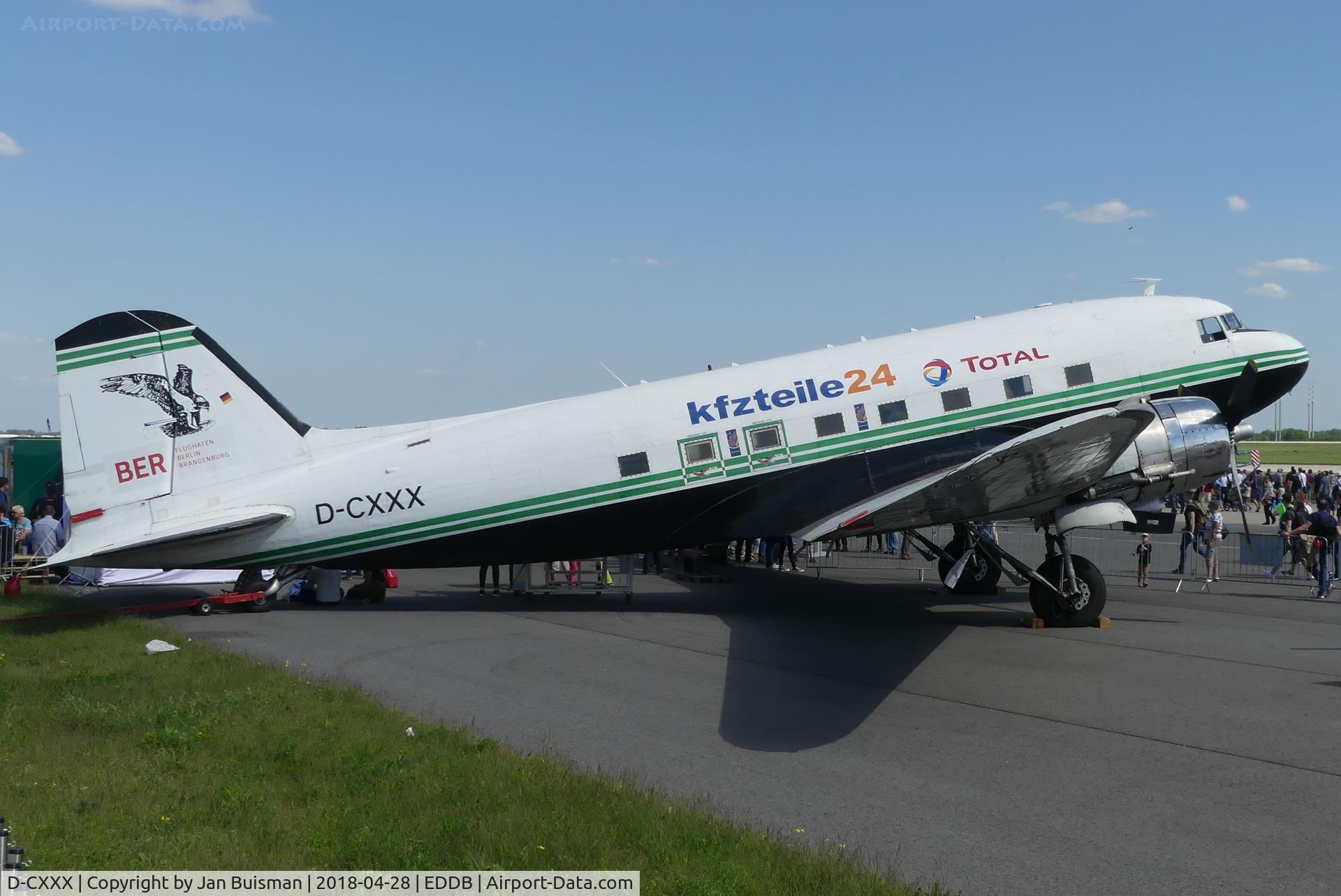 D-CXXX, 1944 Douglas C-47B Dakota 4 (DC-3) C/N 16124/32872, Air Service Berlin, ILA 2018