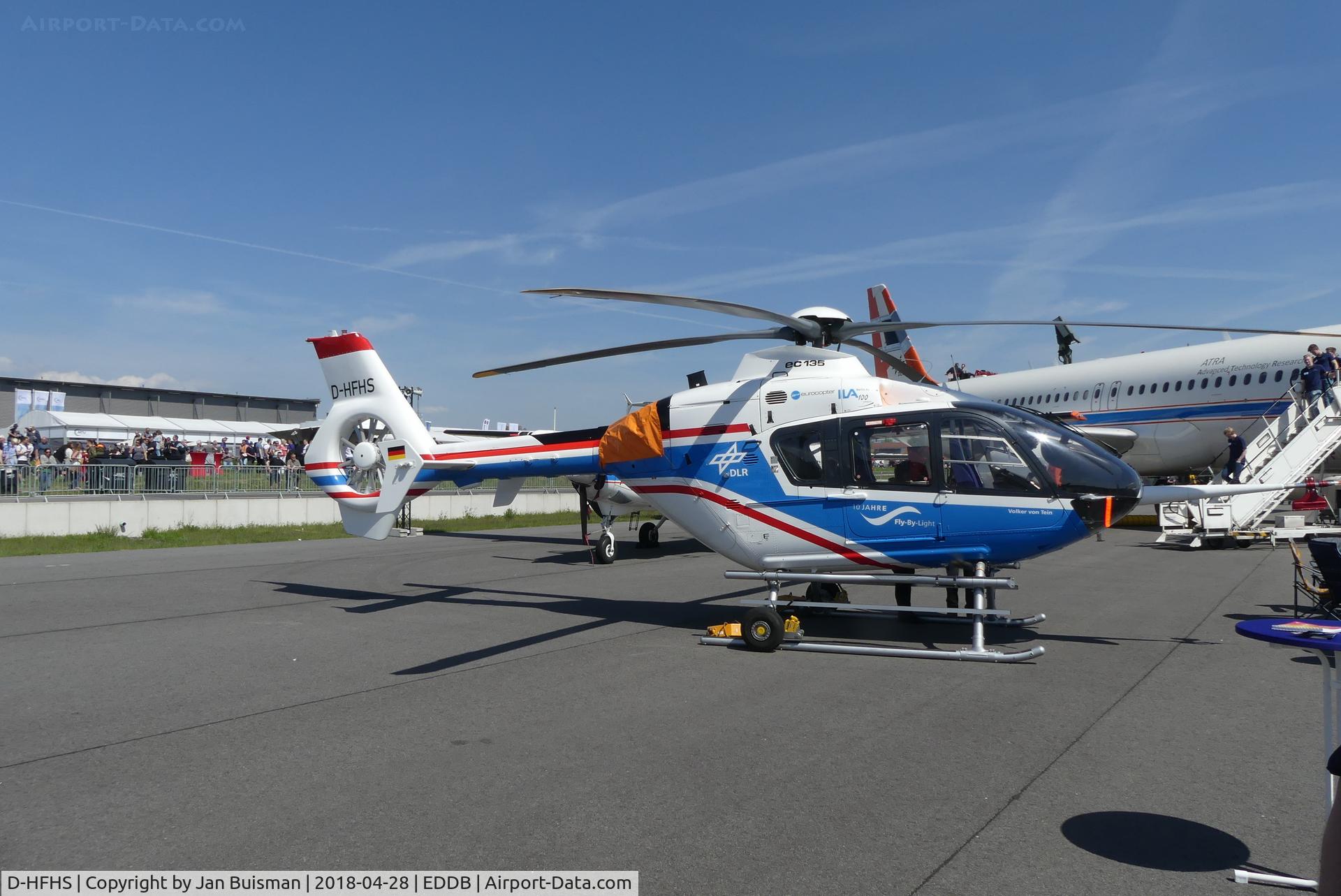 D-HFHS, Eurocopter EC-135T-1 C/N 0028, DLR, ILA 2018