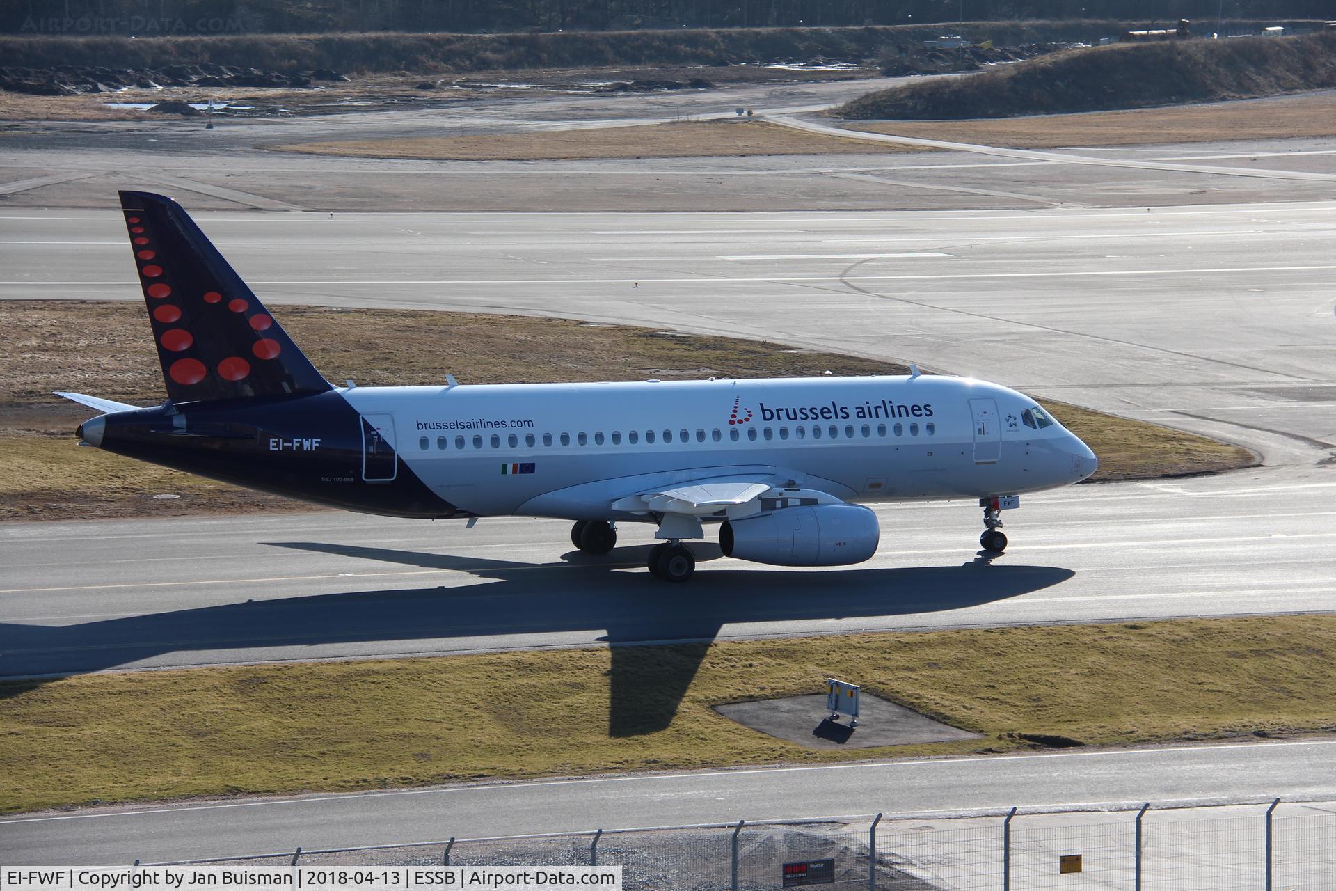 EI-FWF, 2016 Sukhoi Superjet 100-95B C/N 95118, CityJet
