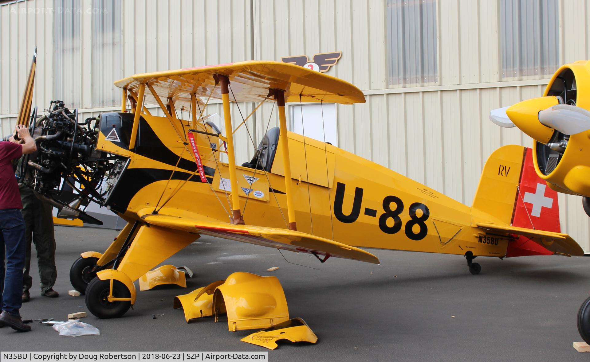N35BU, 1936 Bucker Bu-133C Jungmeister C/N 35, 1936 Bucker BU-133C JUNGMEISTER, Siemens-Bramo SH14