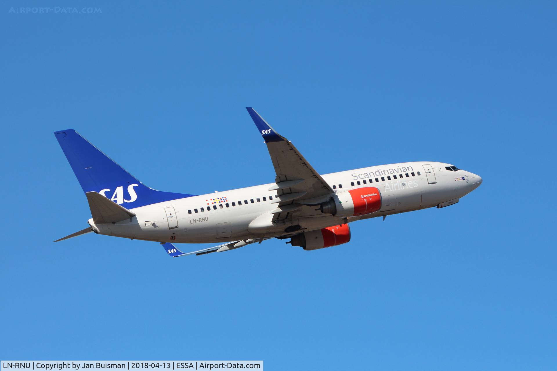 LN-RNU, 2009 Boeing 737-783 C/N 34548, SAS