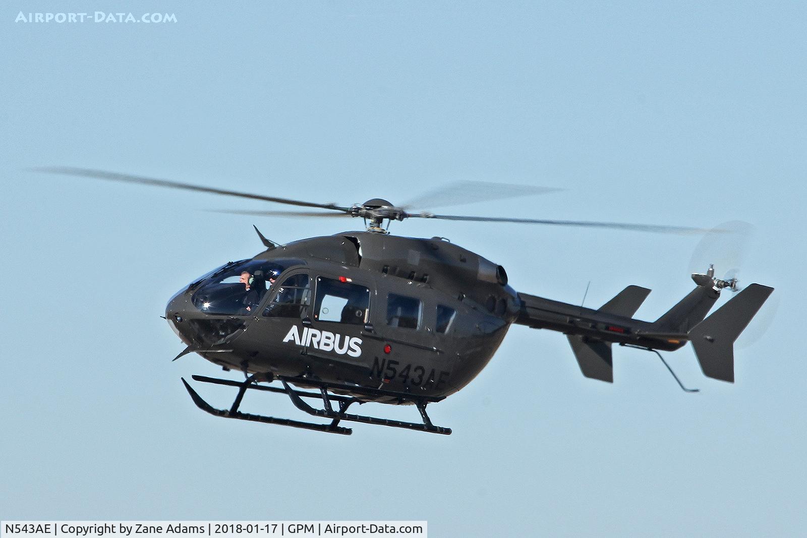 N543AE, Eurocopter-Kawasaki EC-145 (BK-117C-2) C/N 9204, At Grand Prairie Municipal - Airbus Helicopter factory.