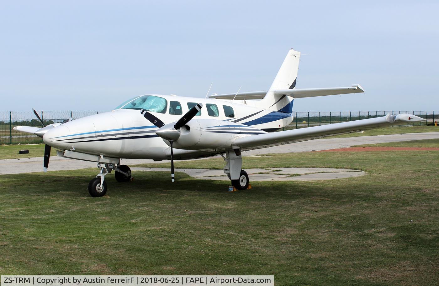 ZS-TRM, Cessna T303 Crusader C/N T30300095, Sporting a beautiful blue livery.