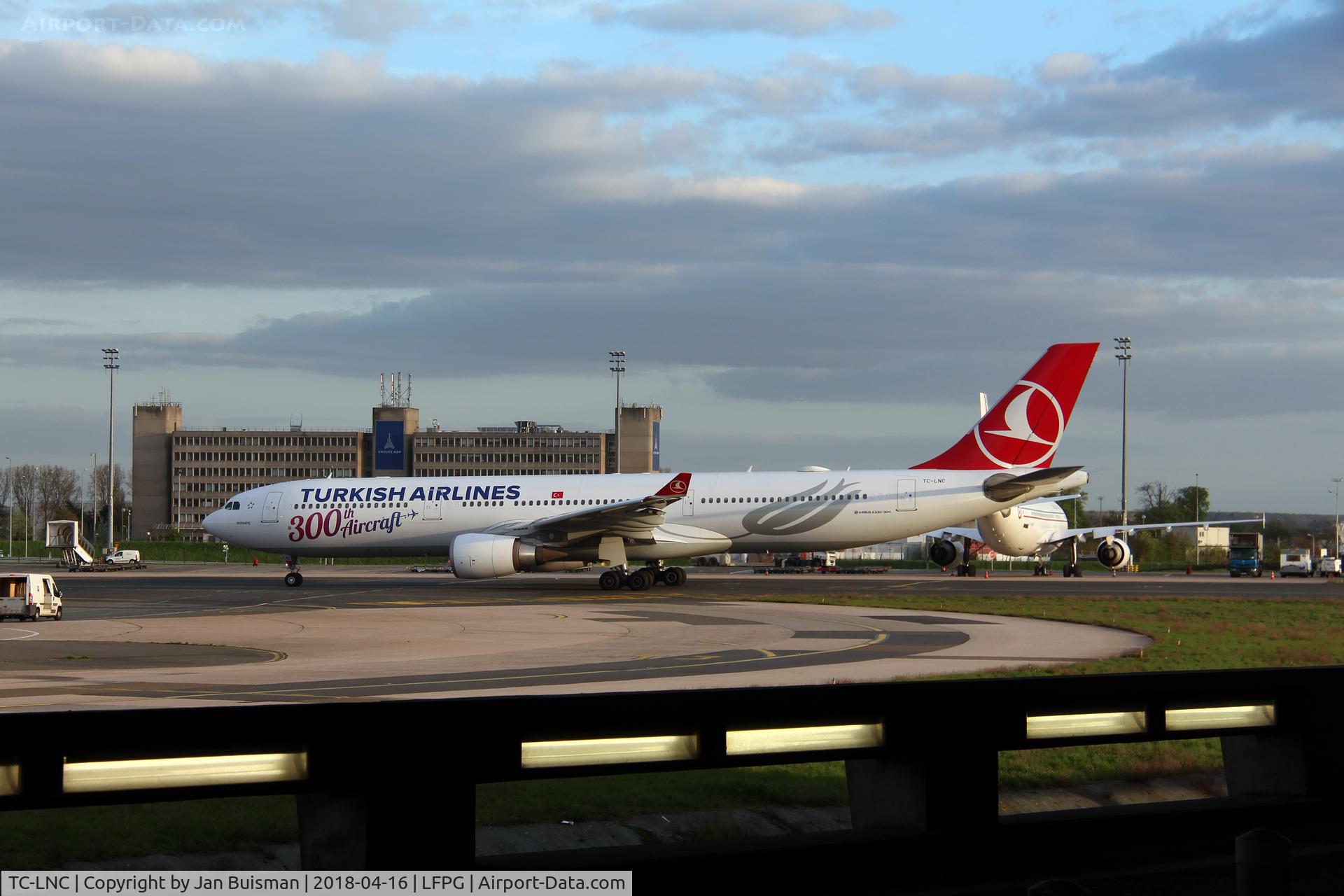 TC-LNC, 2015 Airbus A330-303 C/N 1696, THY, 300th aircraft livery