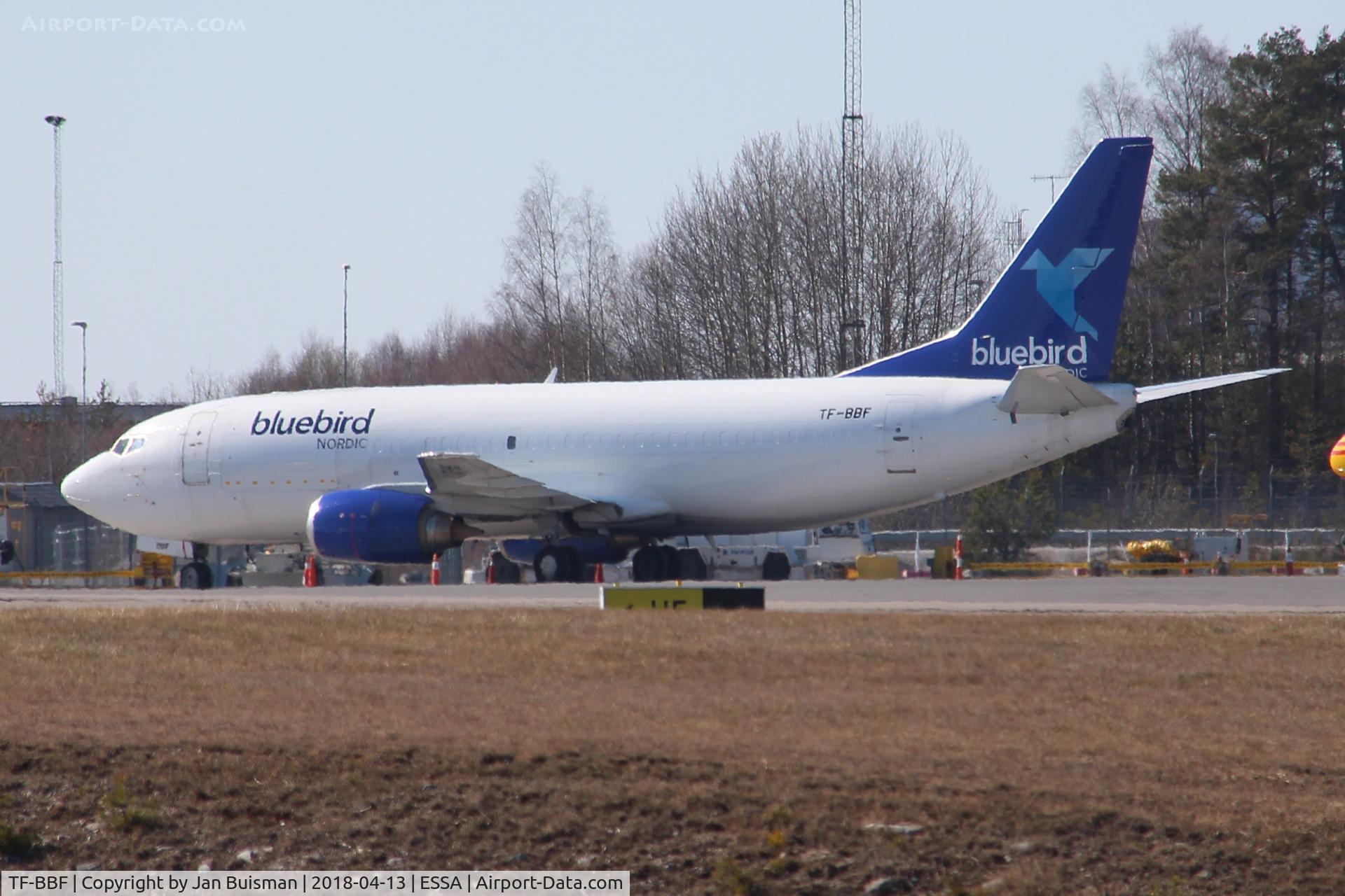 TF-BBF, 1992 Boeing 737-36E(SF) C/N 25264, Bluebird Nordic