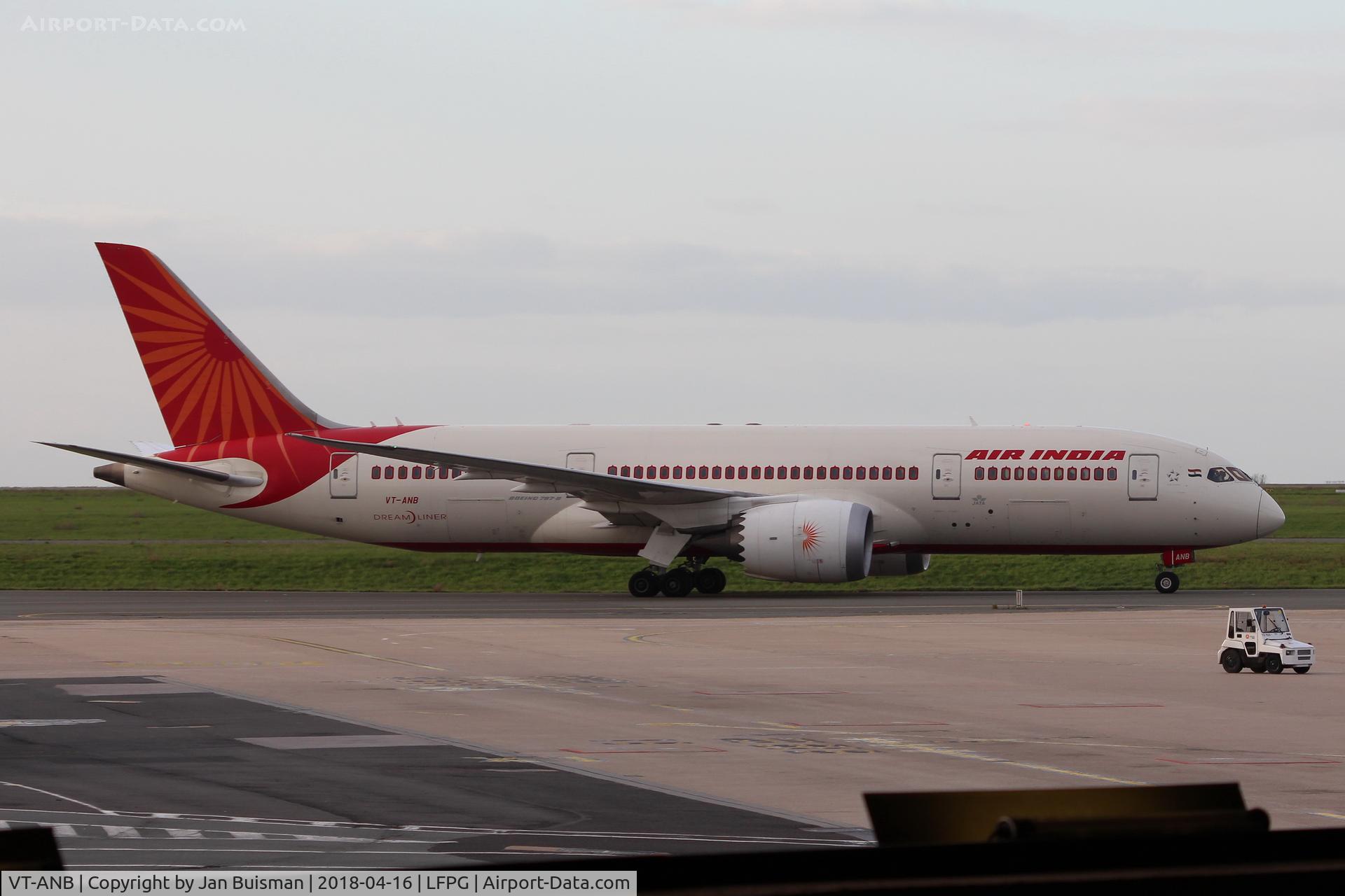 VT-ANB, 2011 Boeing 787-8 Dreamliner C/N 36274, Air India