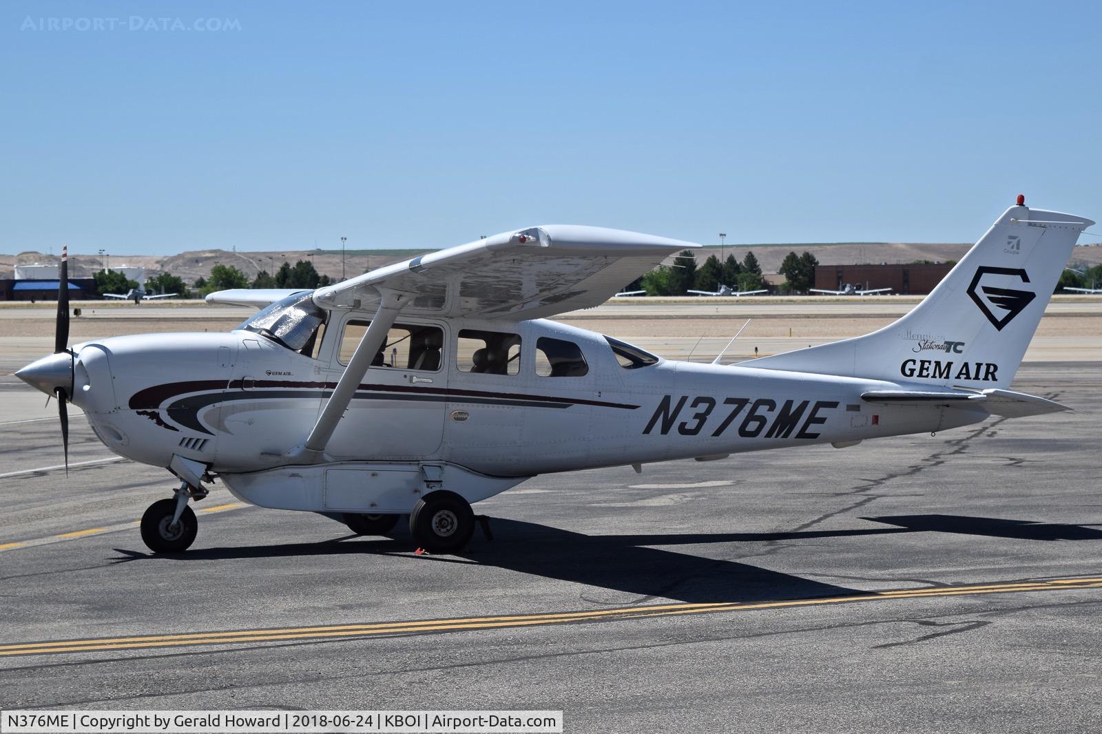 N376ME, 2000 Cessna T206H Turbo Stationair C/N T20608225, Parked on the back country ramp.