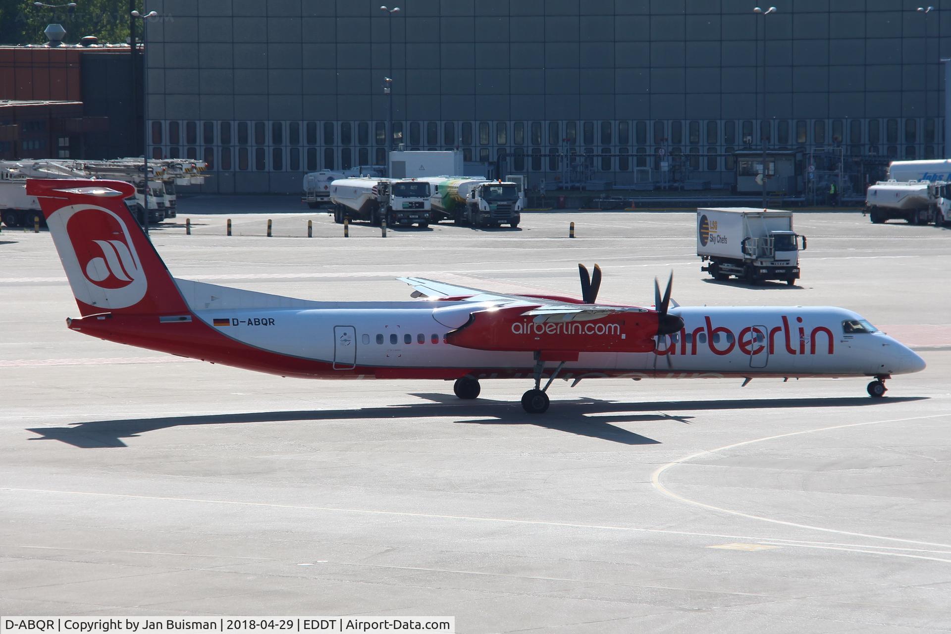 D-ABQR, 2016 De Havilland Canada DHC-8-402 Dash 8 Dash 8 C/N 4538, Eurowings, still Air Berlin livery