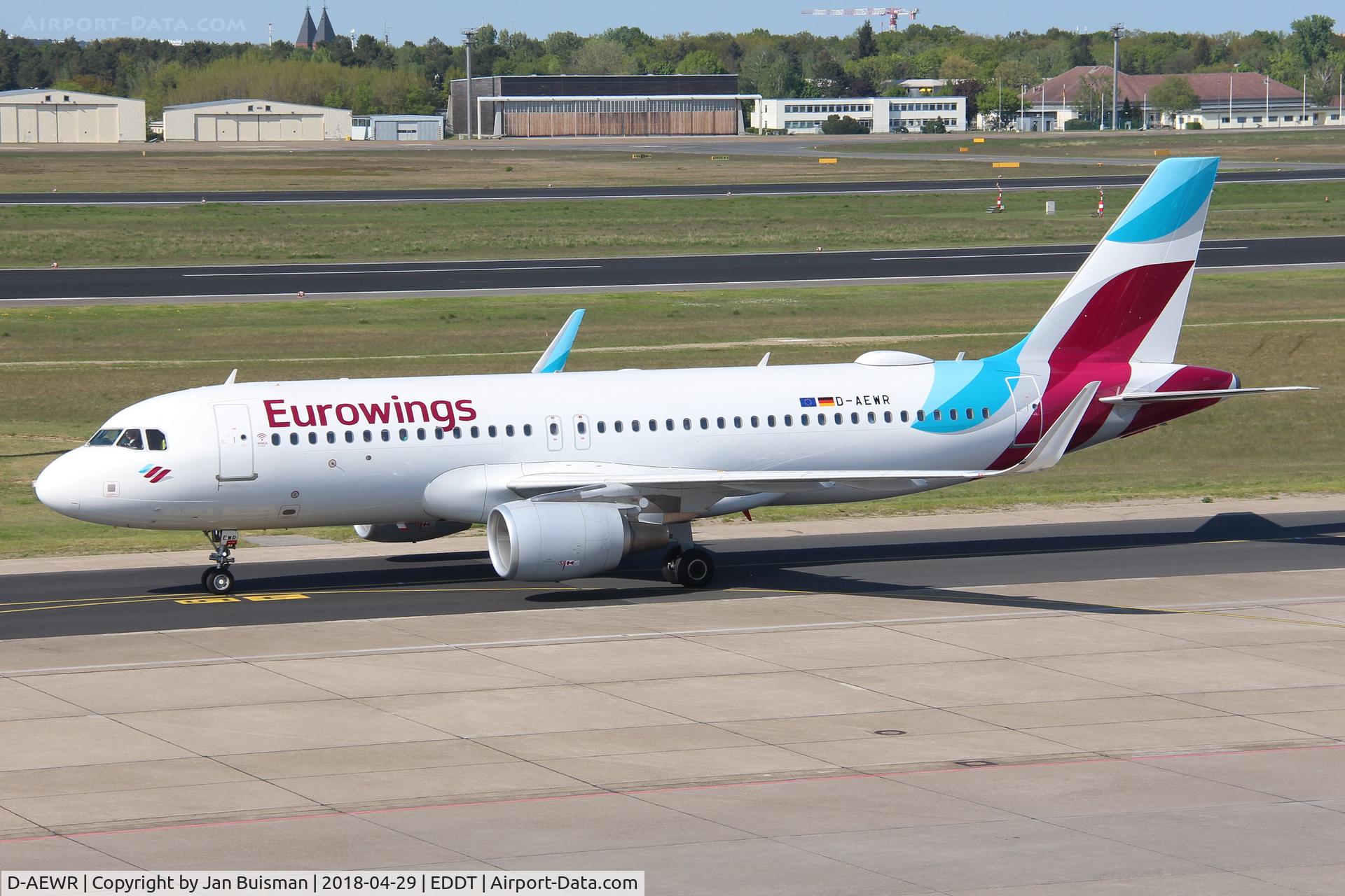 D-AEWR, 2016 Airbus A320-214 C/N 7412, Eurowings