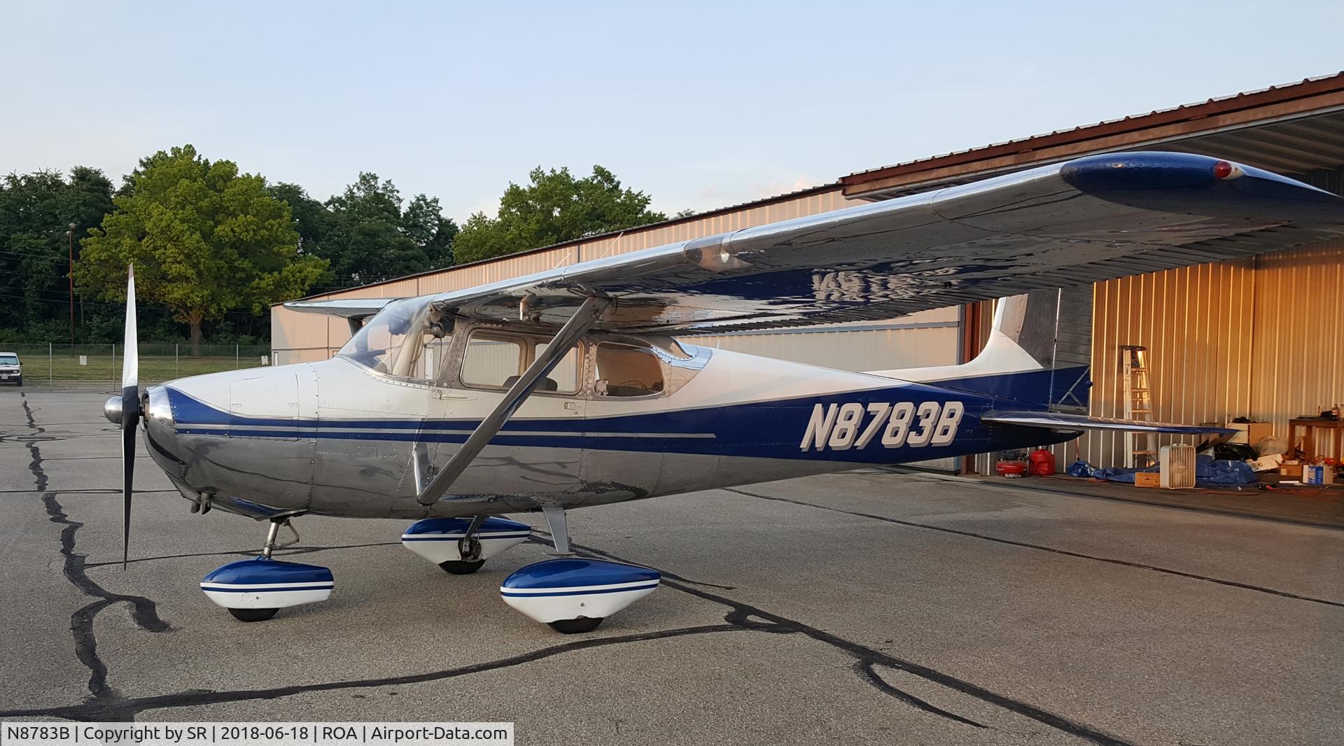 N8783B, 1957 Cessna 172 C/N 36483, Polished  C172