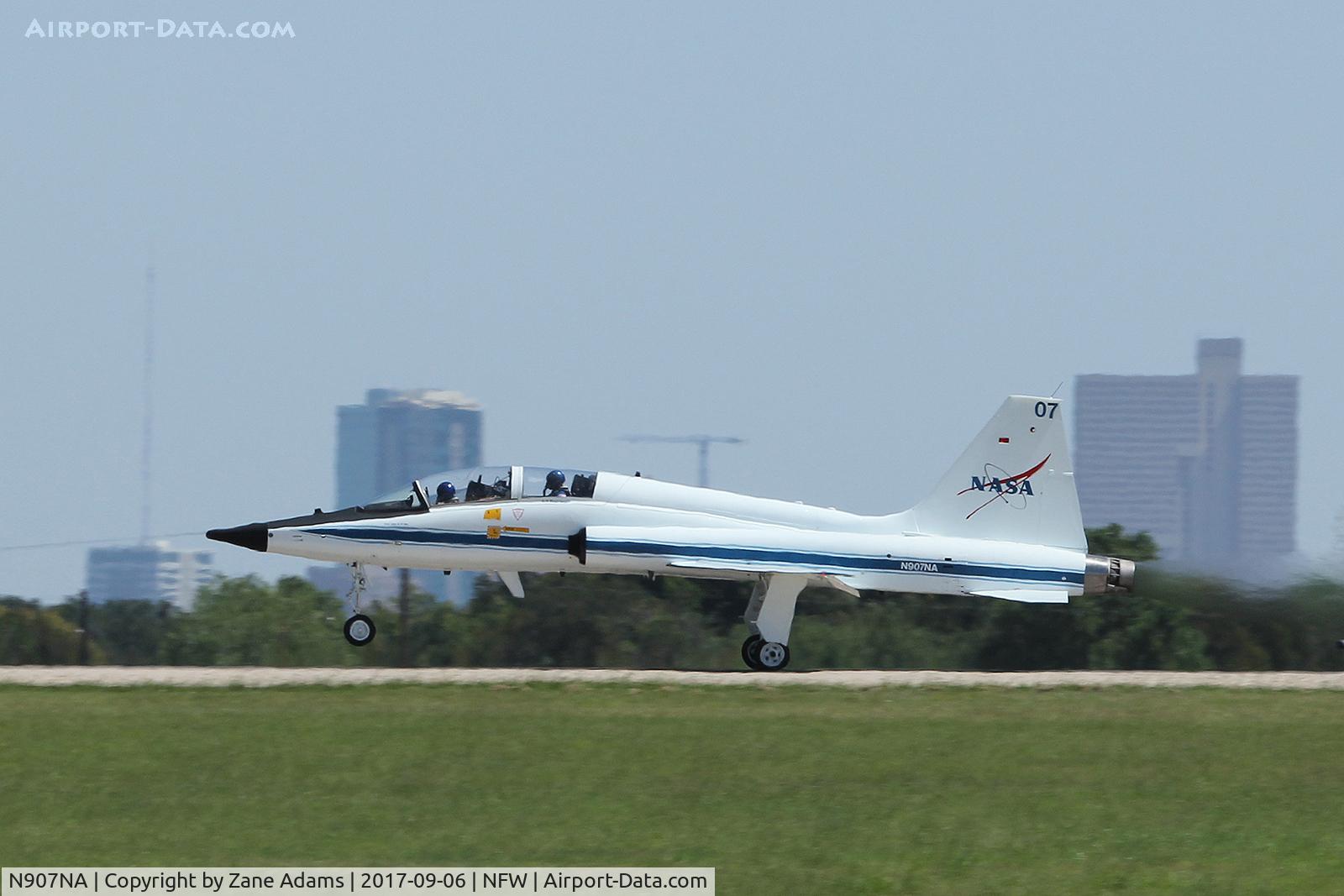 N907NA, Northrop T-38A C/N 61-0912, NASA T-38 departing NAS Fort Worth after Hurricane Harvey Evacuation