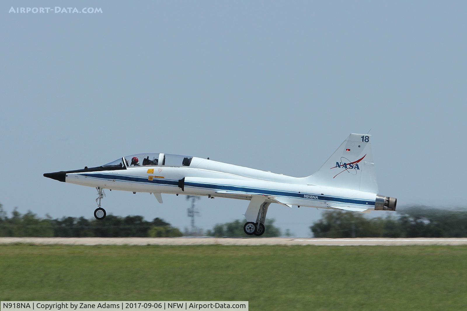N918NA, 1966 Northrop T-38A C/N N.5954, NASA T-38 departing NAS Fort Worth after Hurricane Harvey Evacuation