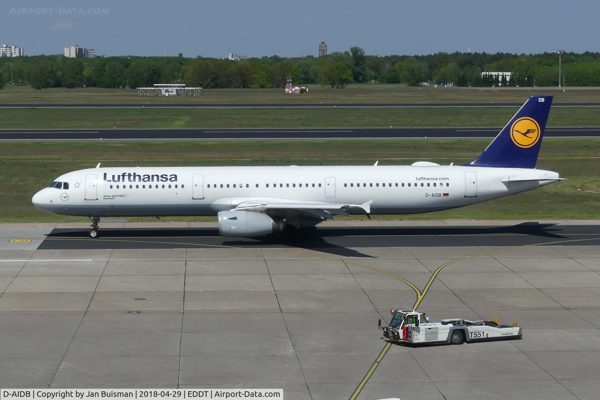 D-AIDB, 2010 Airbus A321-231 C/N 4545, Lufthansa