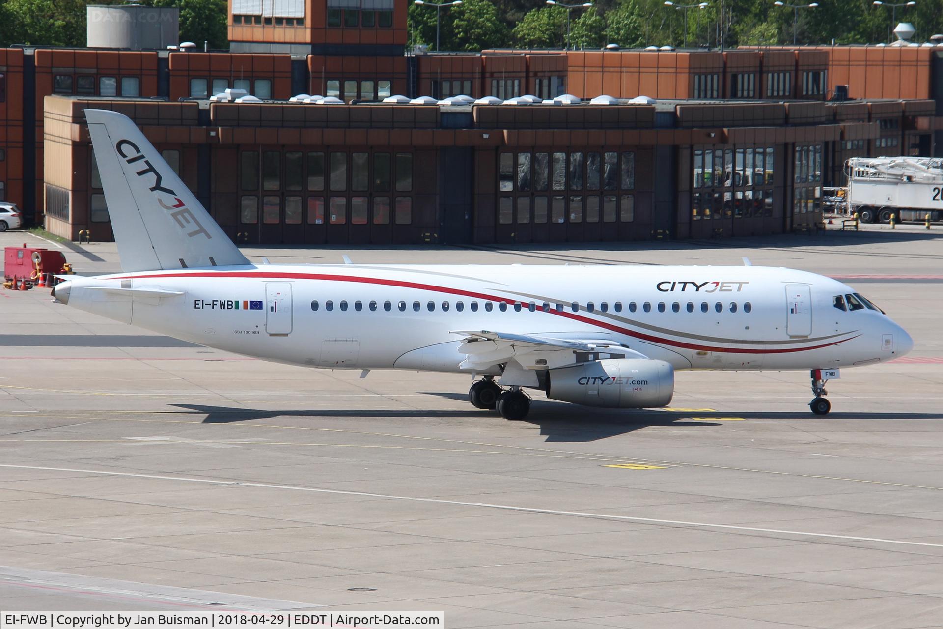 EI-FWB, 2015 Sukhoi Superjet 100-95B C/N 95108, Cityjet