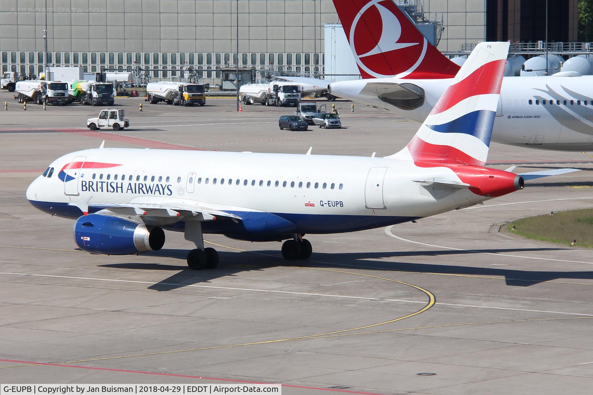 G-EUPB, 1999 Airbus A319-131 C/N 1115, British Airways